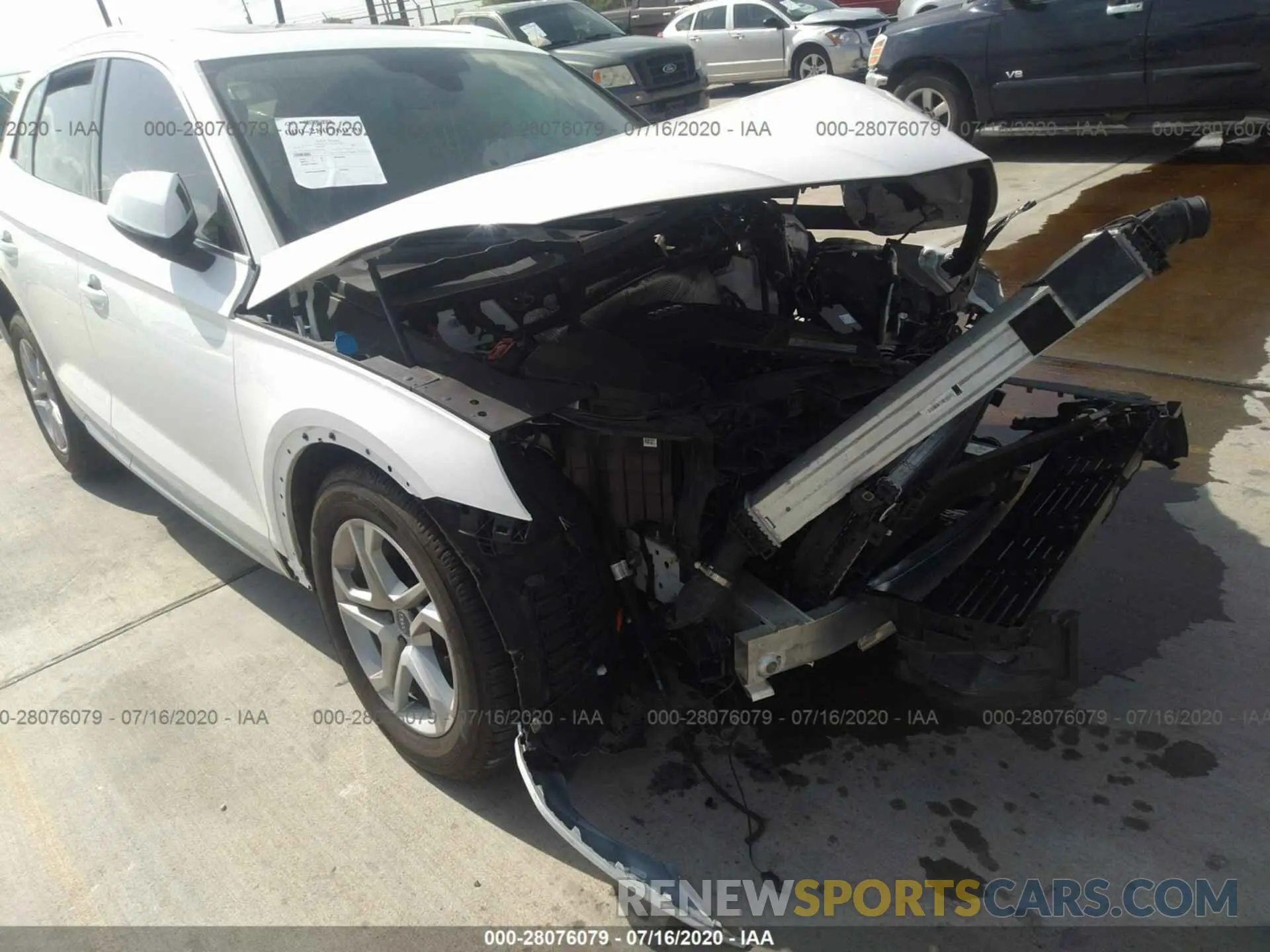 1 fotografías del automóvil dañado WA1ANAFY1K2047936 AUDI Q5 2019