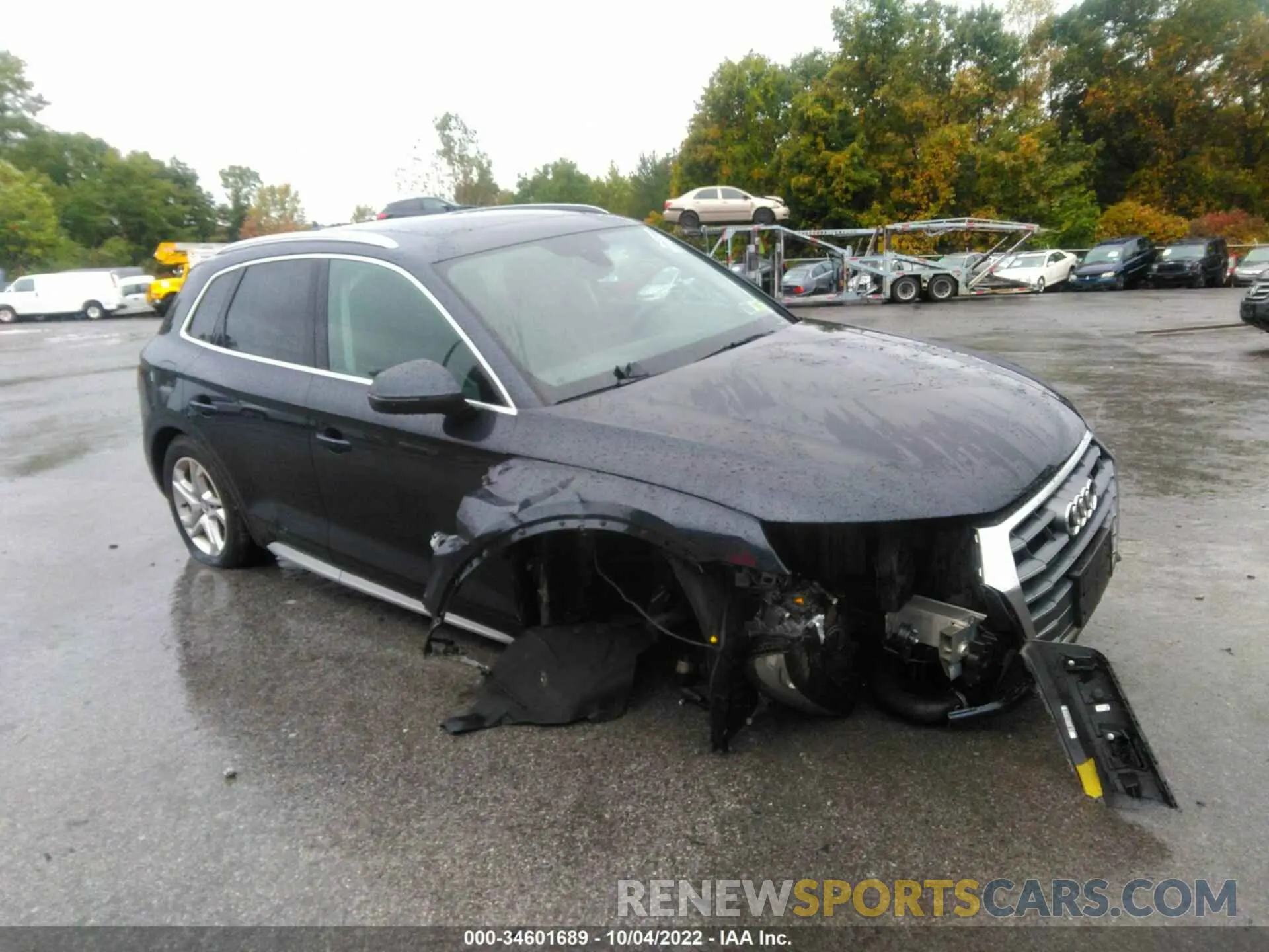 1 fotografías del automóvil dañado WA1ANAFY2K2035388 AUDI Q5 2019