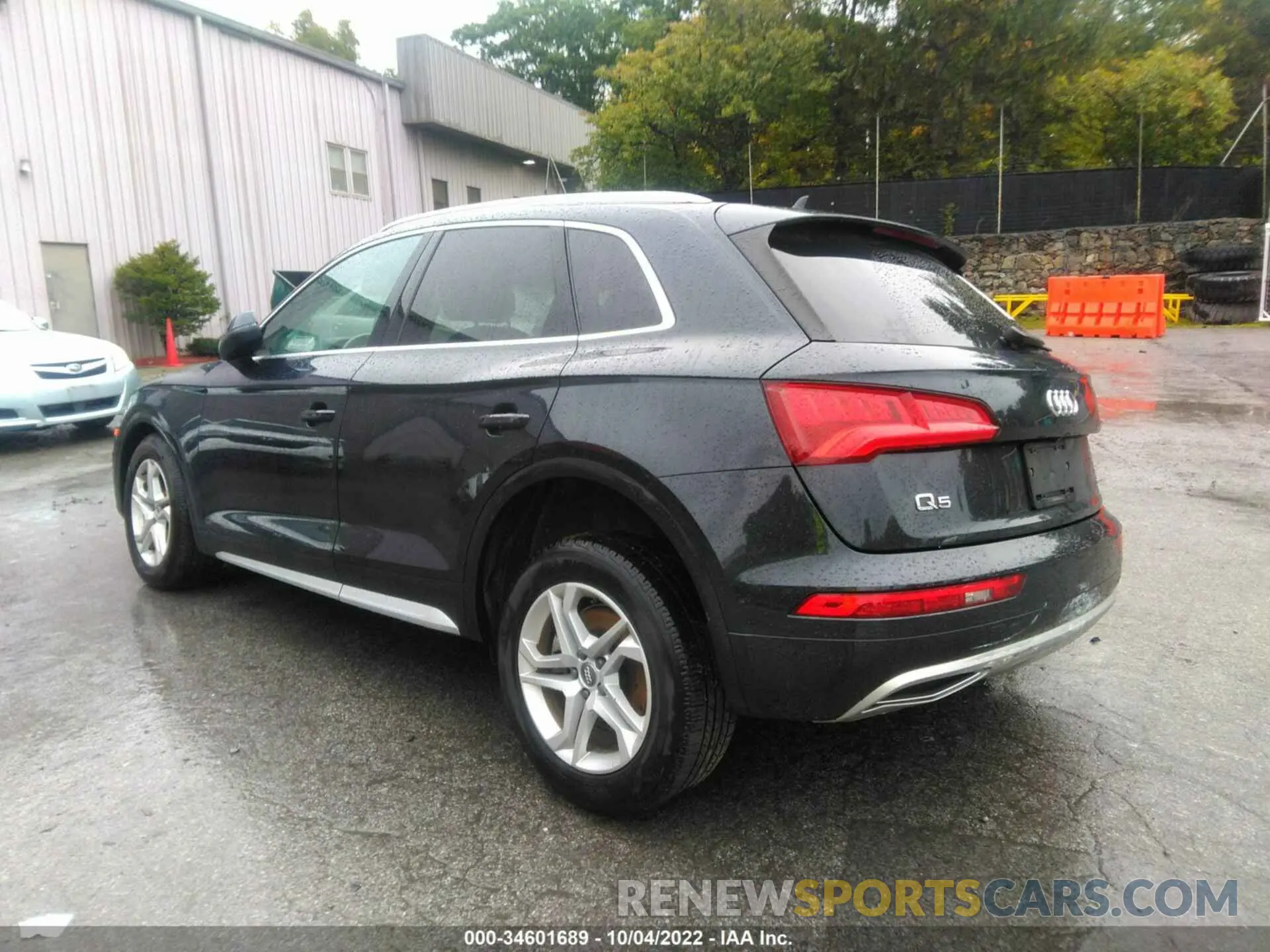 3 fotografías del automóvil dañado WA1ANAFY2K2035388 AUDI Q5 2019