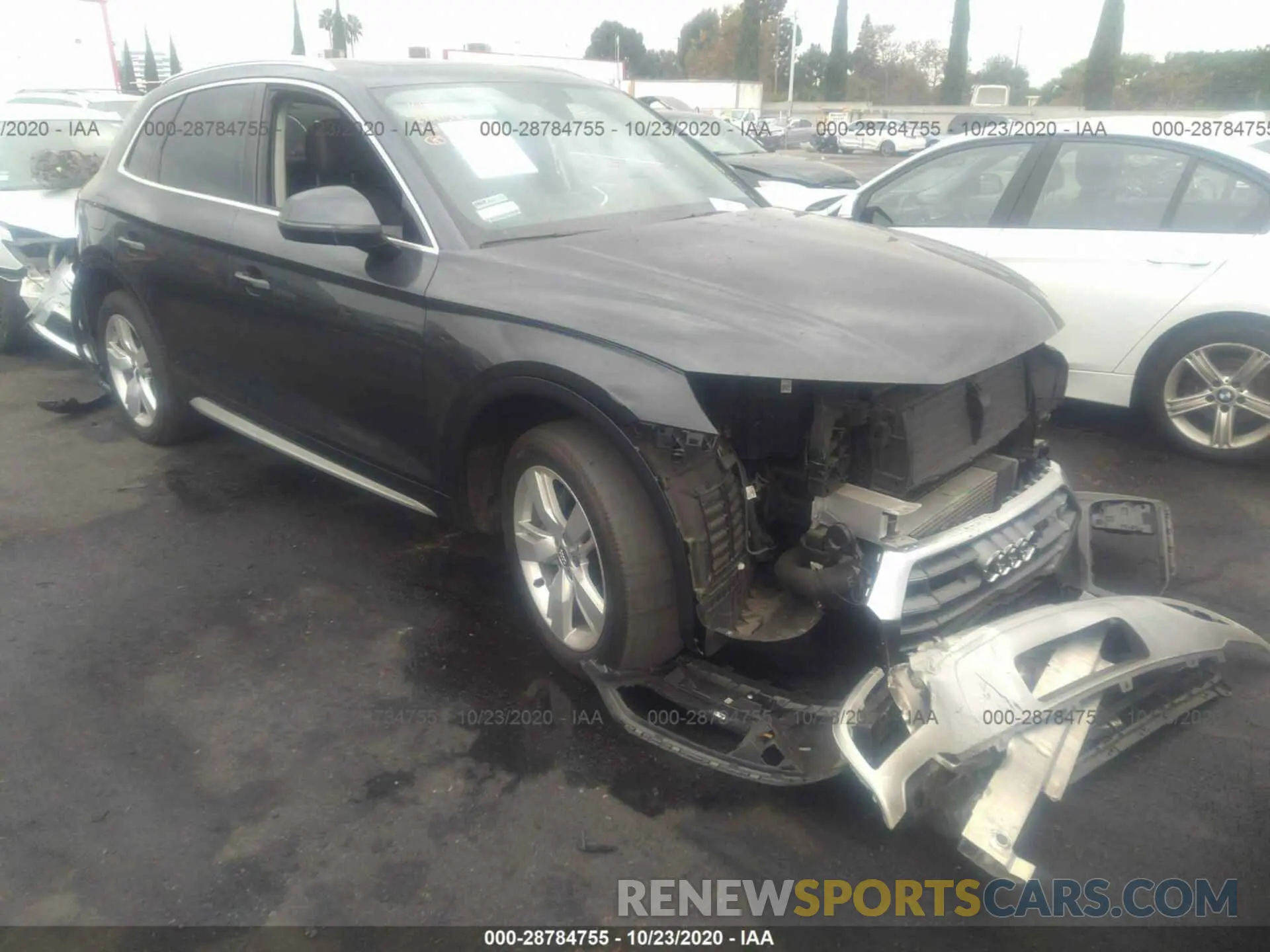 1 fotografías del automóvil dañado WA1ANAFY2K2059884 AUDI Q5 2019