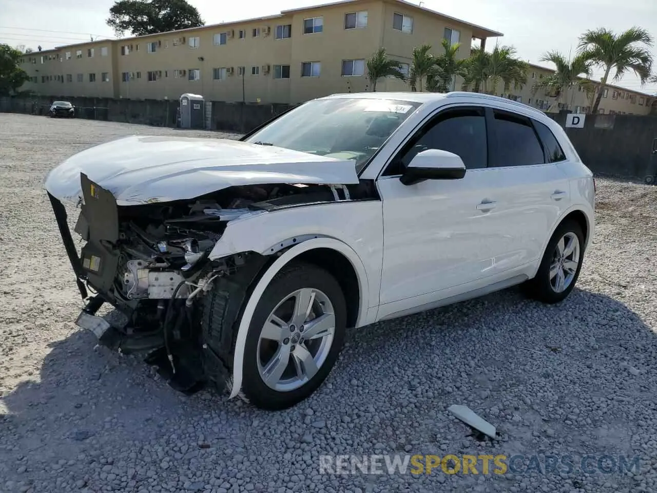 1 fotografías del automóvil dañado WA1ANAFY2K2088317 AUDI Q5 2019
