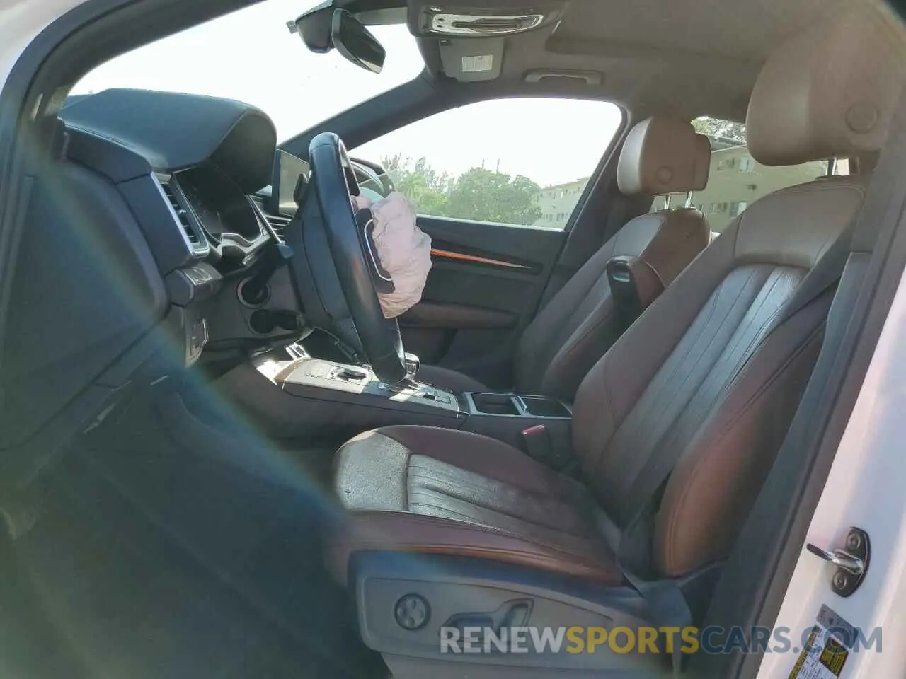 7 fotografías del automóvil dañado WA1ANAFY2K2088317 AUDI Q5 2019