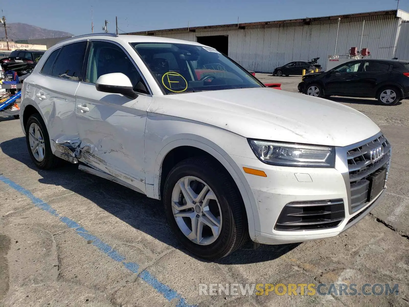 1 fotografías del automóvil dañado WA1ANAFY2K2116343 AUDI Q5 2019