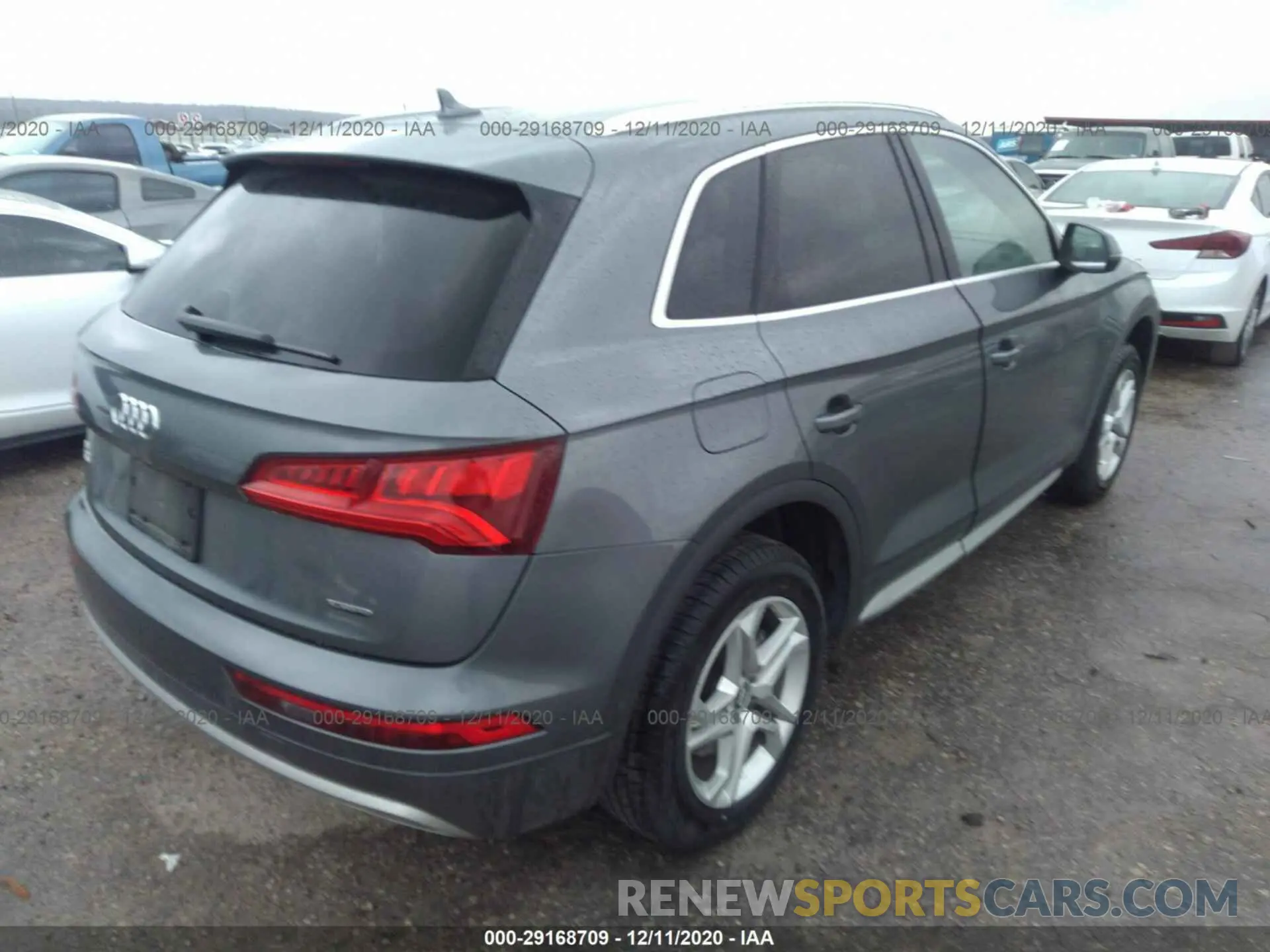 4 fotografías del automóvil dañado WA1ANAFY2K2120845 AUDI Q5 2019
