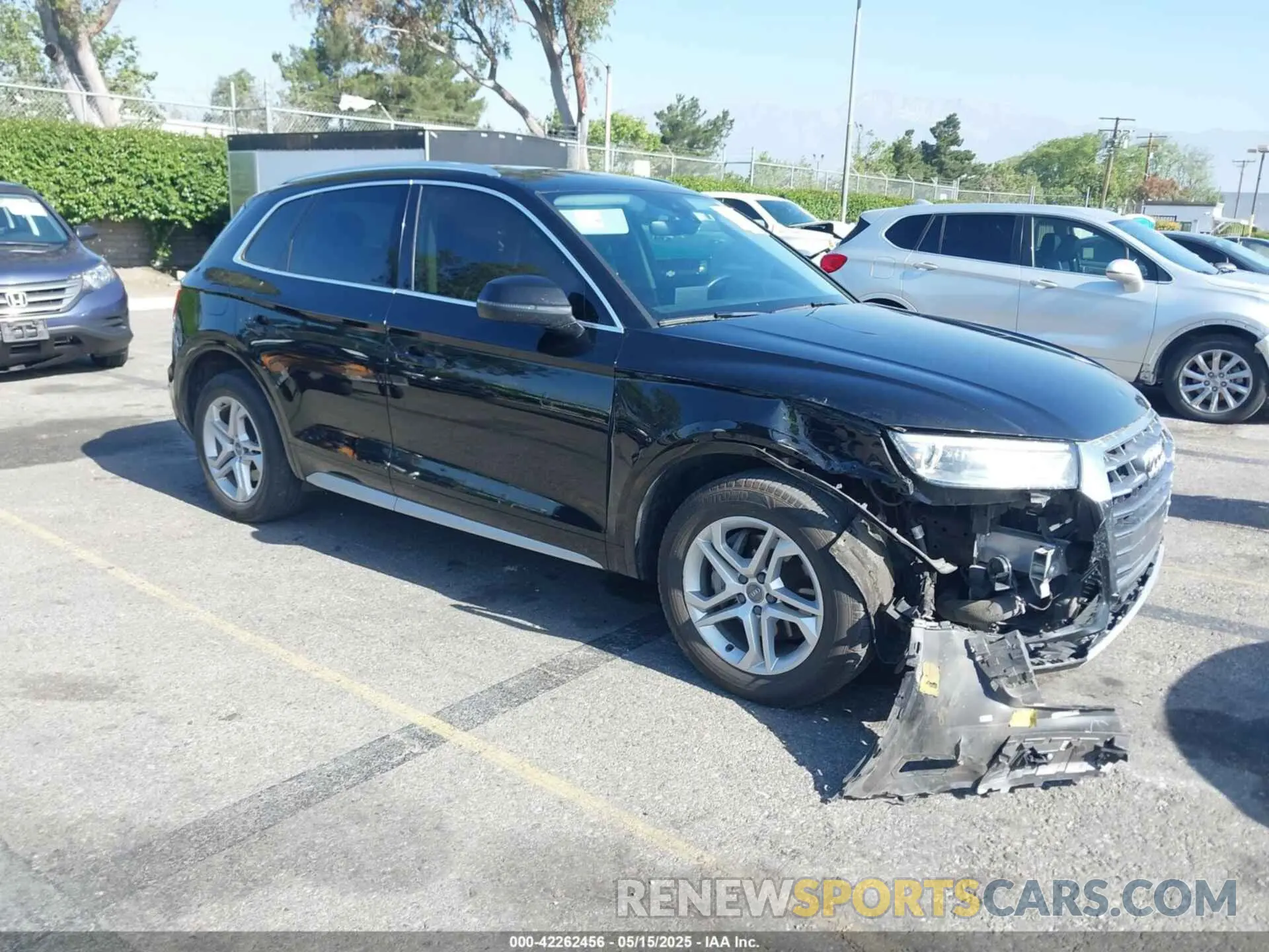 1 fotografías del automóvil dañado WA1ANAFY2K2122904 AUDI Q5 2019