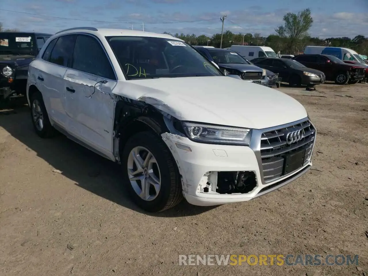 1 fotografías del automóvil dañado WA1ANAFY4K2130244 AUDI Q5 2019
