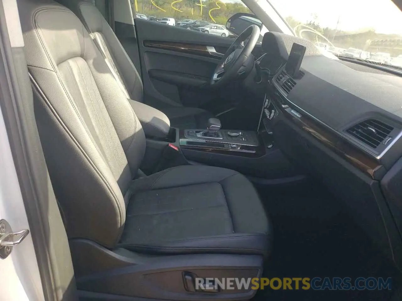 5 fotografías del automóvil dañado WA1ANAFY4K2130244 AUDI Q5 2019