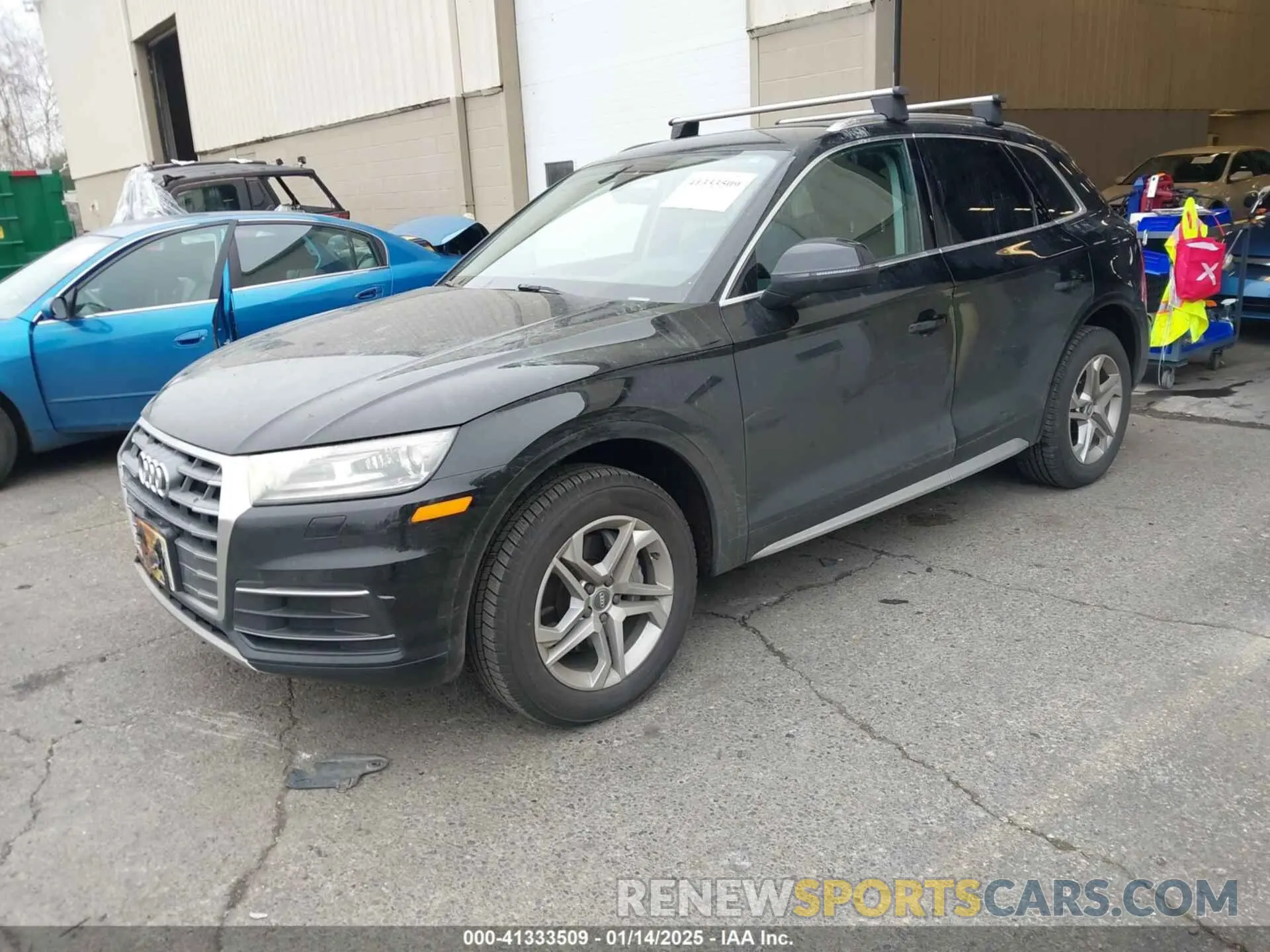 2 fotografías del automóvil dañado WA1ANAFY5K2039094 AUDI Q5 2019