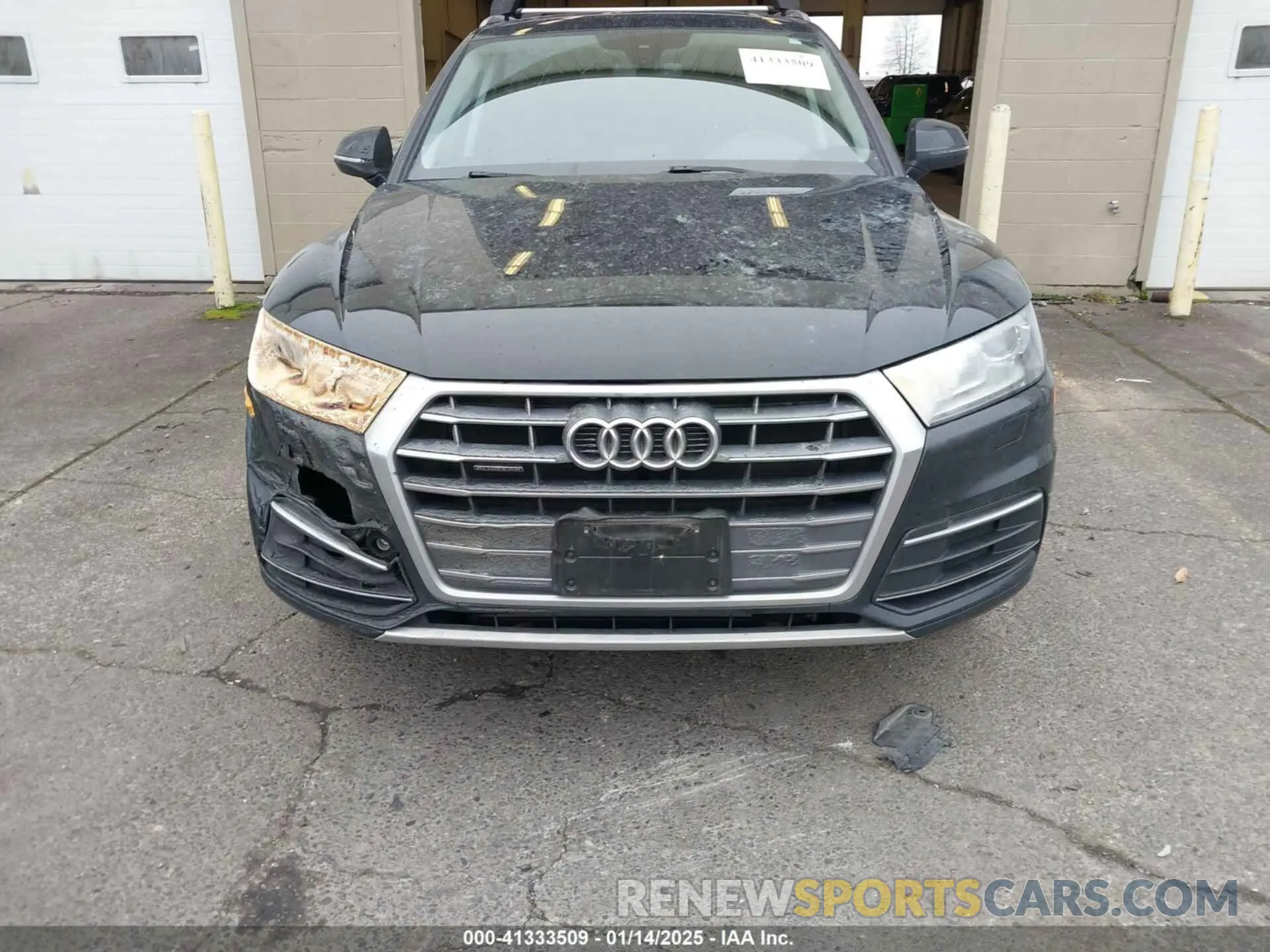6 fotografías del automóvil dañado WA1ANAFY5K2039094 AUDI Q5 2019