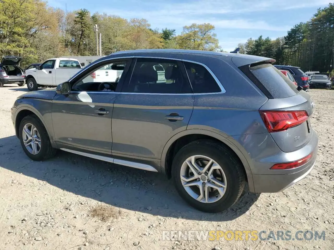 2 fotografías del automóvil dañado WA1ANAFY5K2129359 AUDI Q5 2019