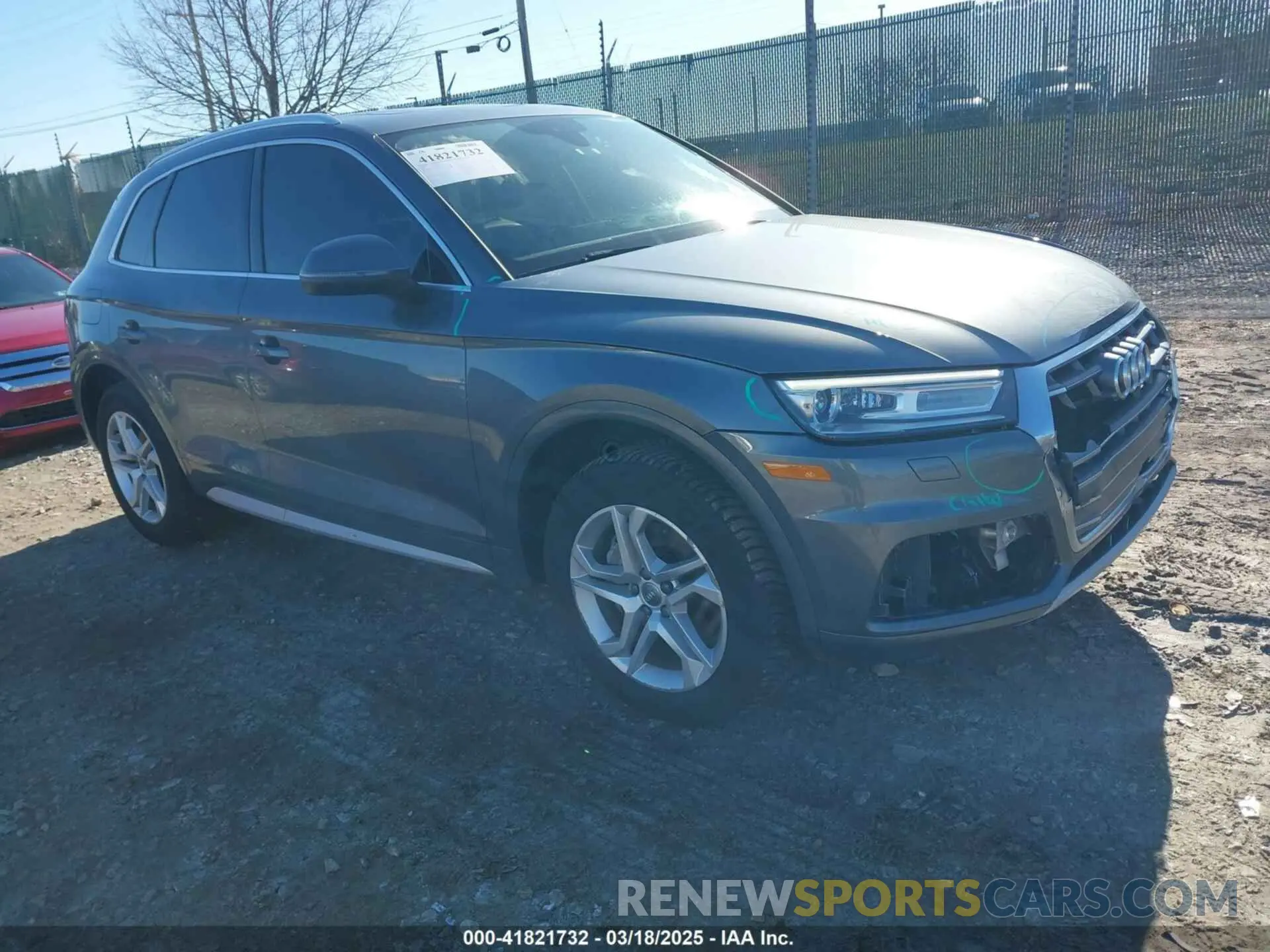 1 fotografías del automóvil dañado WA1ANAFY5K2133539 AUDI Q5 2019