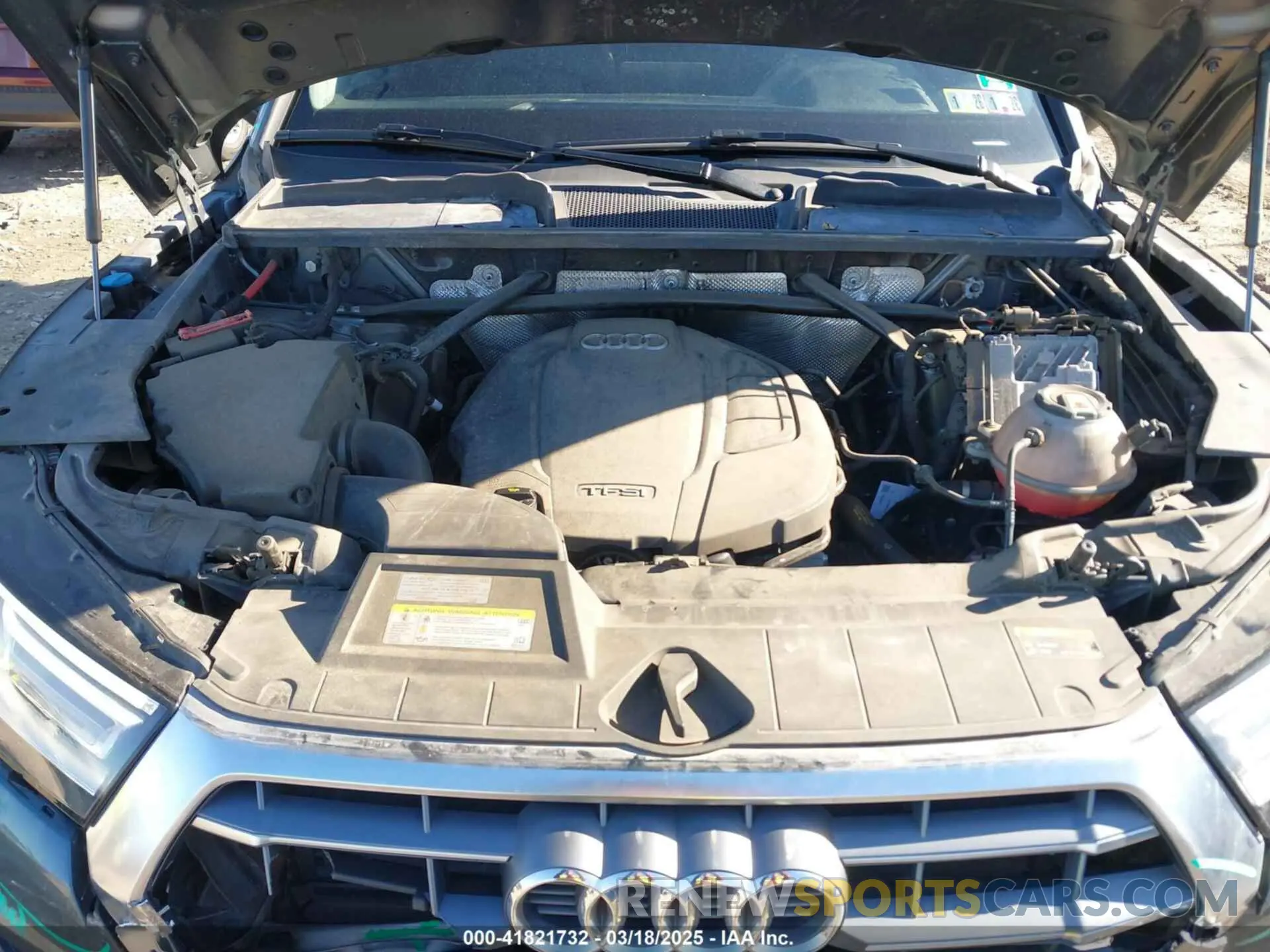 10 fotografías del automóvil dañado WA1ANAFY5K2133539 AUDI Q5 2019