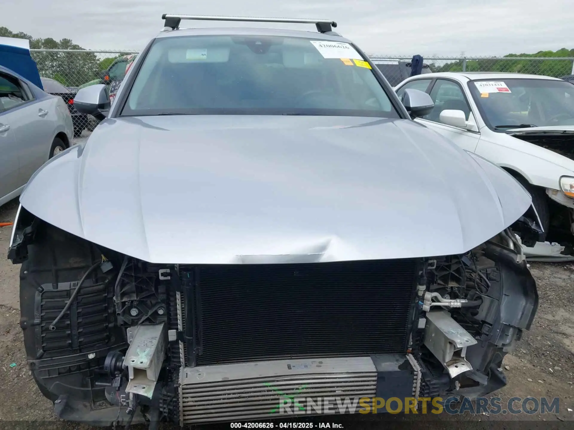 6 fotografías del automóvil dañado WA1ANAFY7K2081072 AUDI Q5 2019