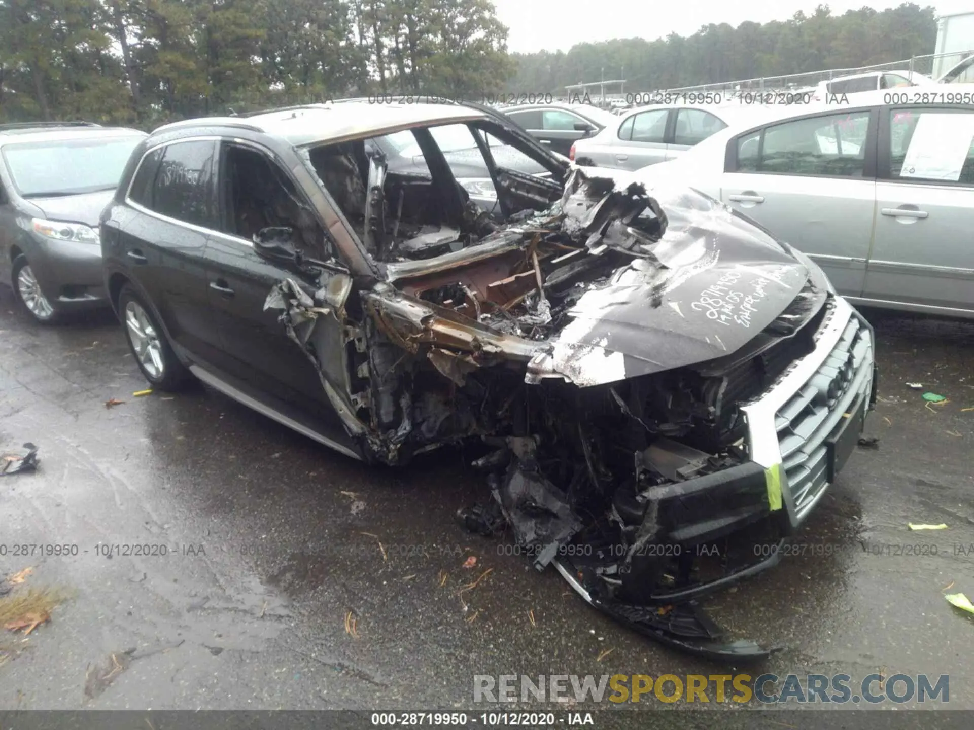 1 fotografías del automóvil dañado WA1ANAFY7K2126866 AUDI Q5 2019