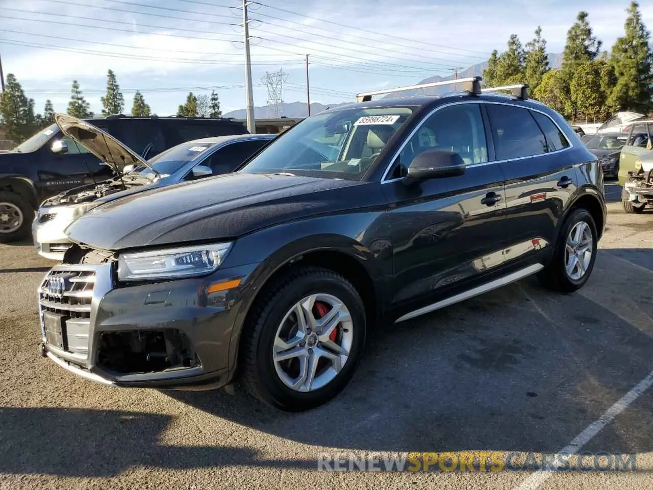 1 fotografías del automóvil dañado WA1ANAFY8K2132241 AUDI Q5 2019