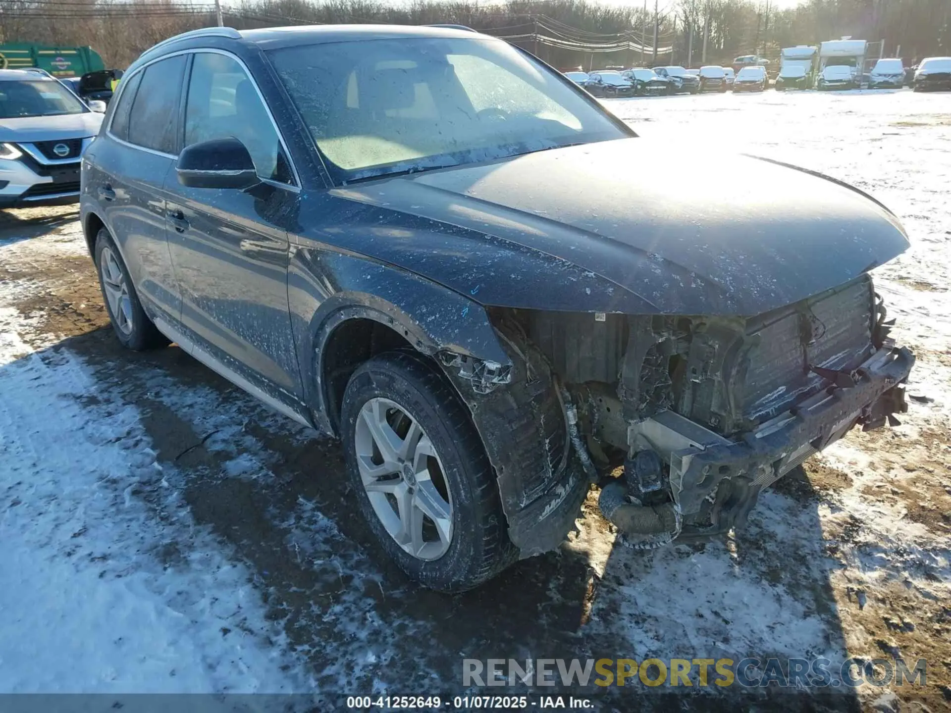 17 fotografías del automóvil dañado WA1ANAFY9K2069635 AUDI Q5 2019