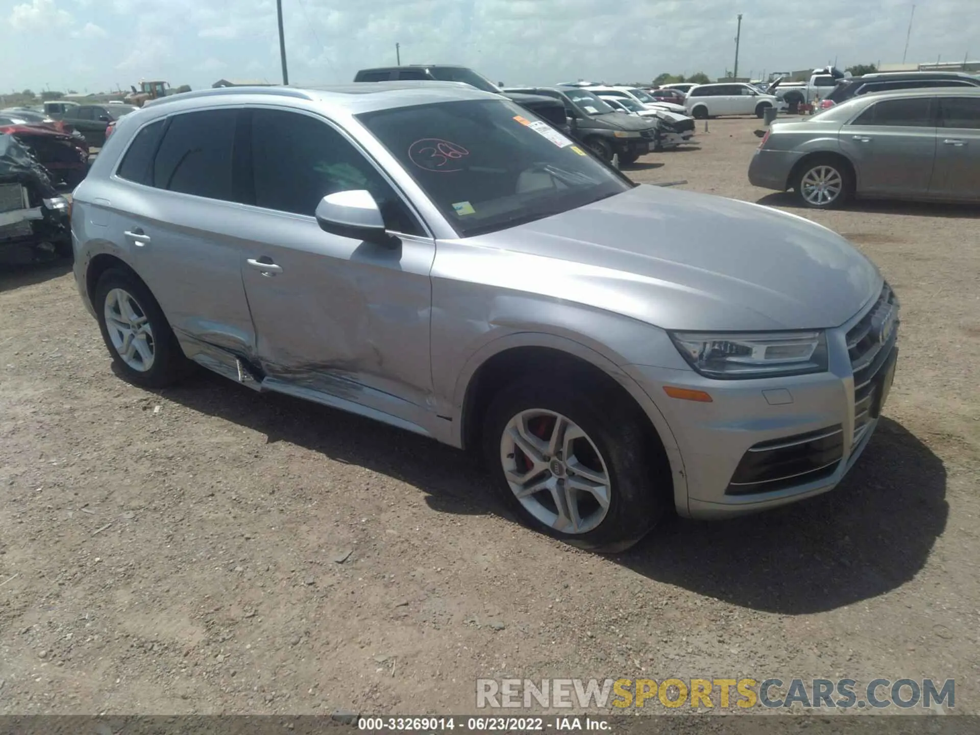 1 fotografías del automóvil dañado WA1ANAFY9K2071482 AUDI Q5 2019