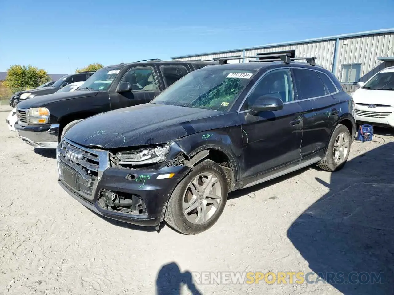 1 fotografías del automóvil dañado WA1ANAFYXK2055162 AUDI Q5 2019