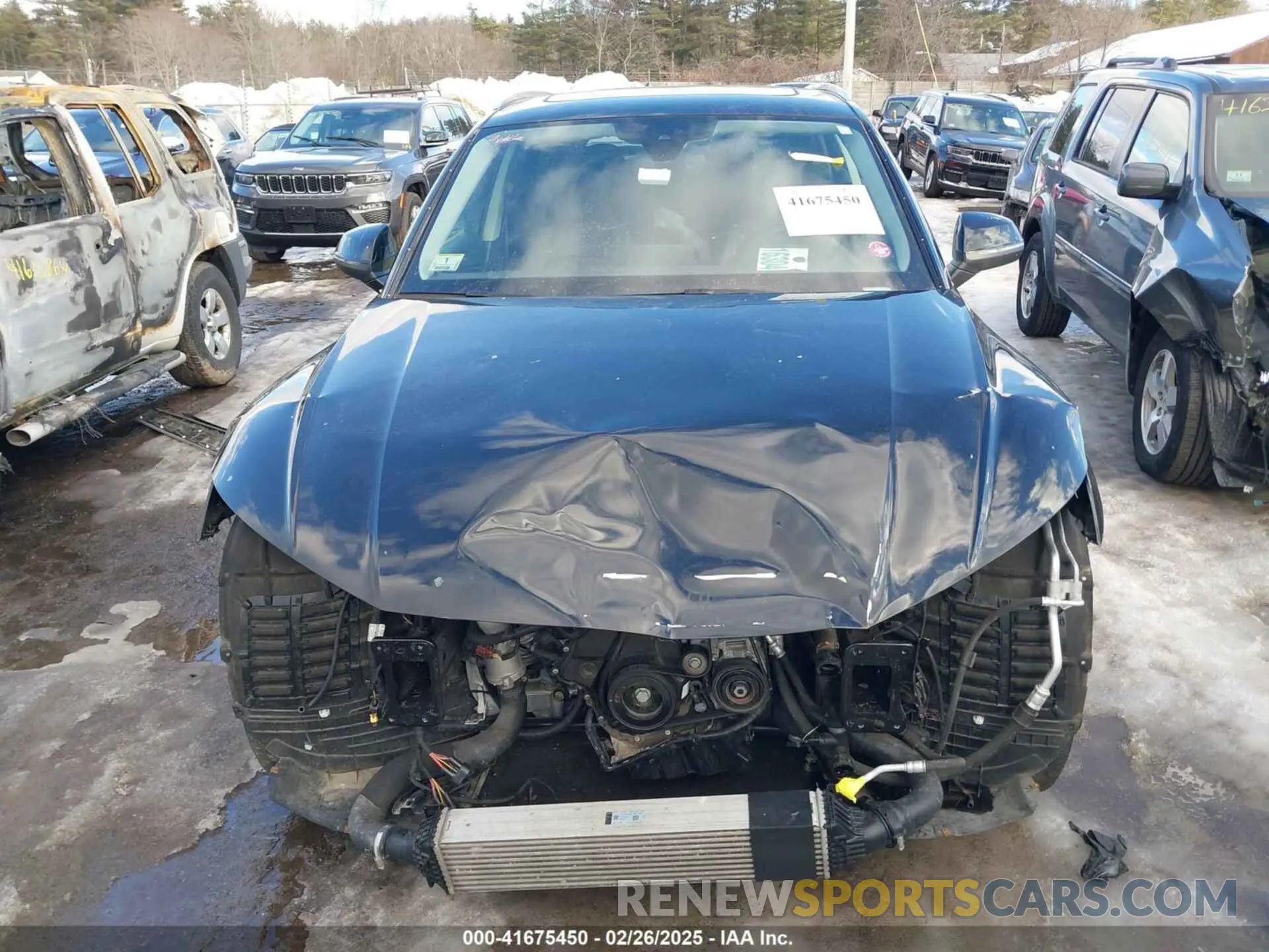 12 fotografías del automóvil dañado WA1ANAFYXK2098173 AUDI Q5 2019
