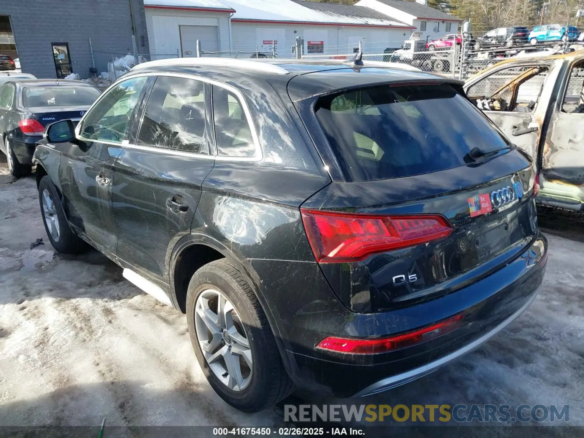 3 fotografías del automóvil dañado WA1ANAFYXK2098173 AUDI Q5 2019