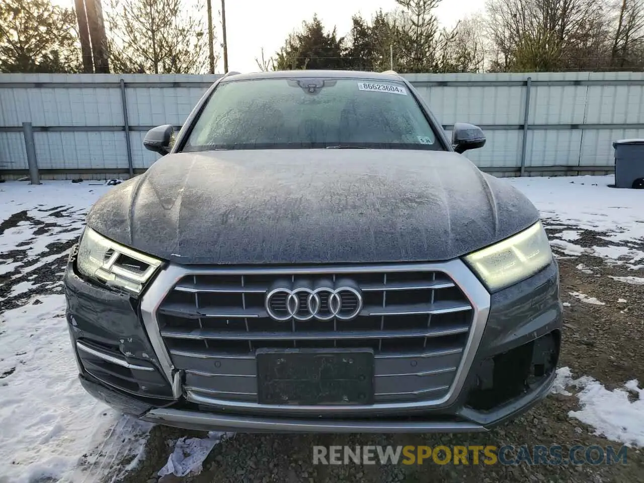 5 fotografías del automóvil dañado WA1BNAFY0K2048371 AUDI Q5 2019
