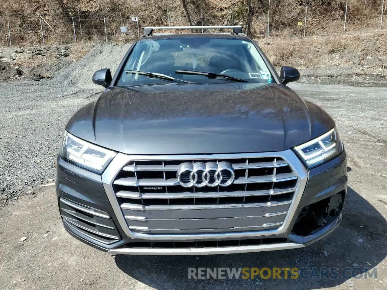 5 fotografías del automóvil dañado WA1BNAFY0K2127944 AUDI Q5 2019