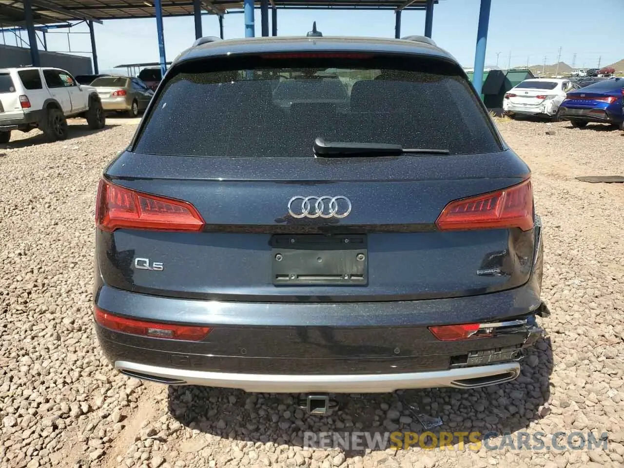 6 fotografías del automóvil dañado WA1BNAFY1K2026962 AUDI Q5 2019