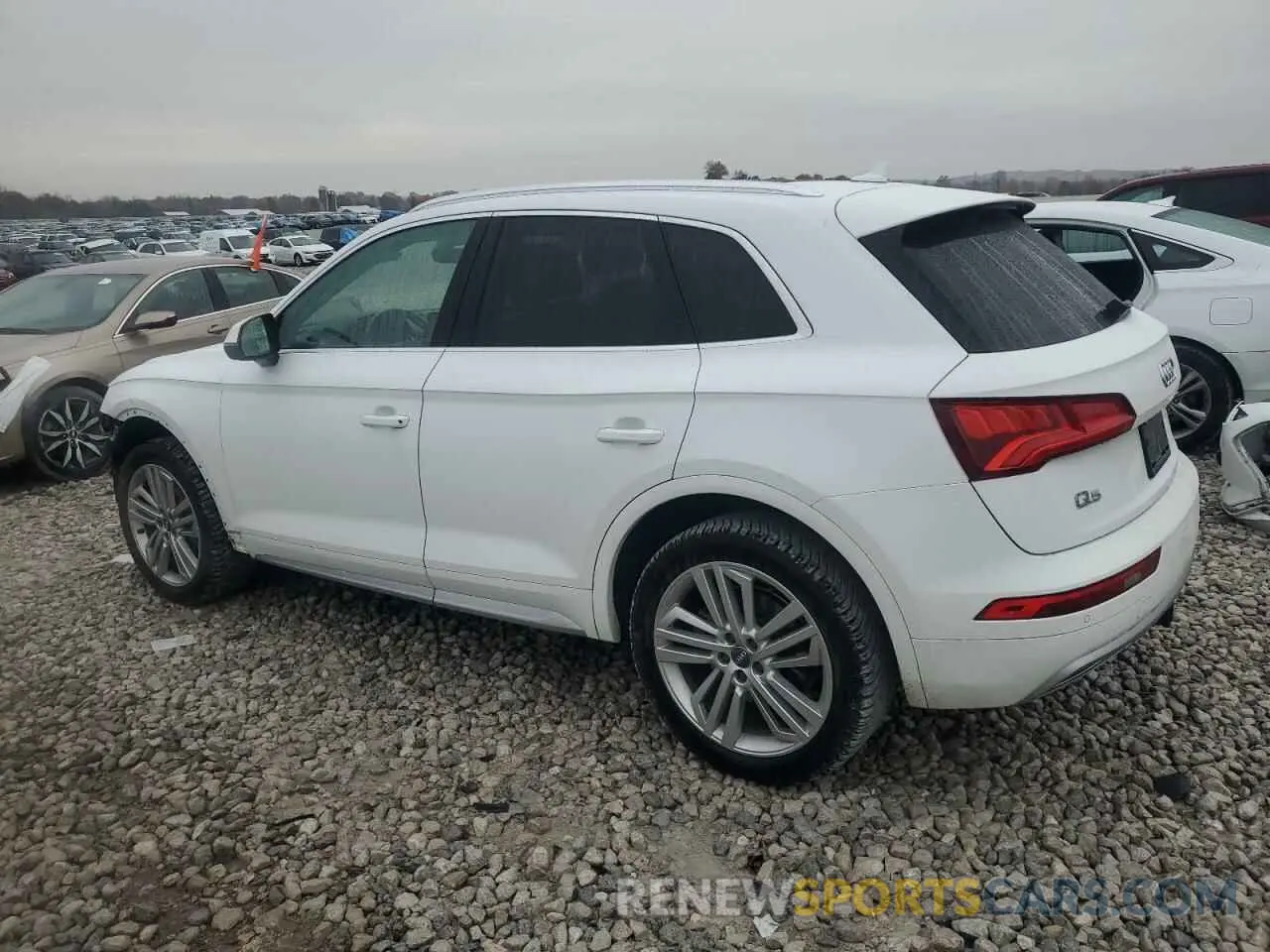 2 fotografías del automóvil dañado WA1BNAFY1K2044099 AUDI Q5 2019
