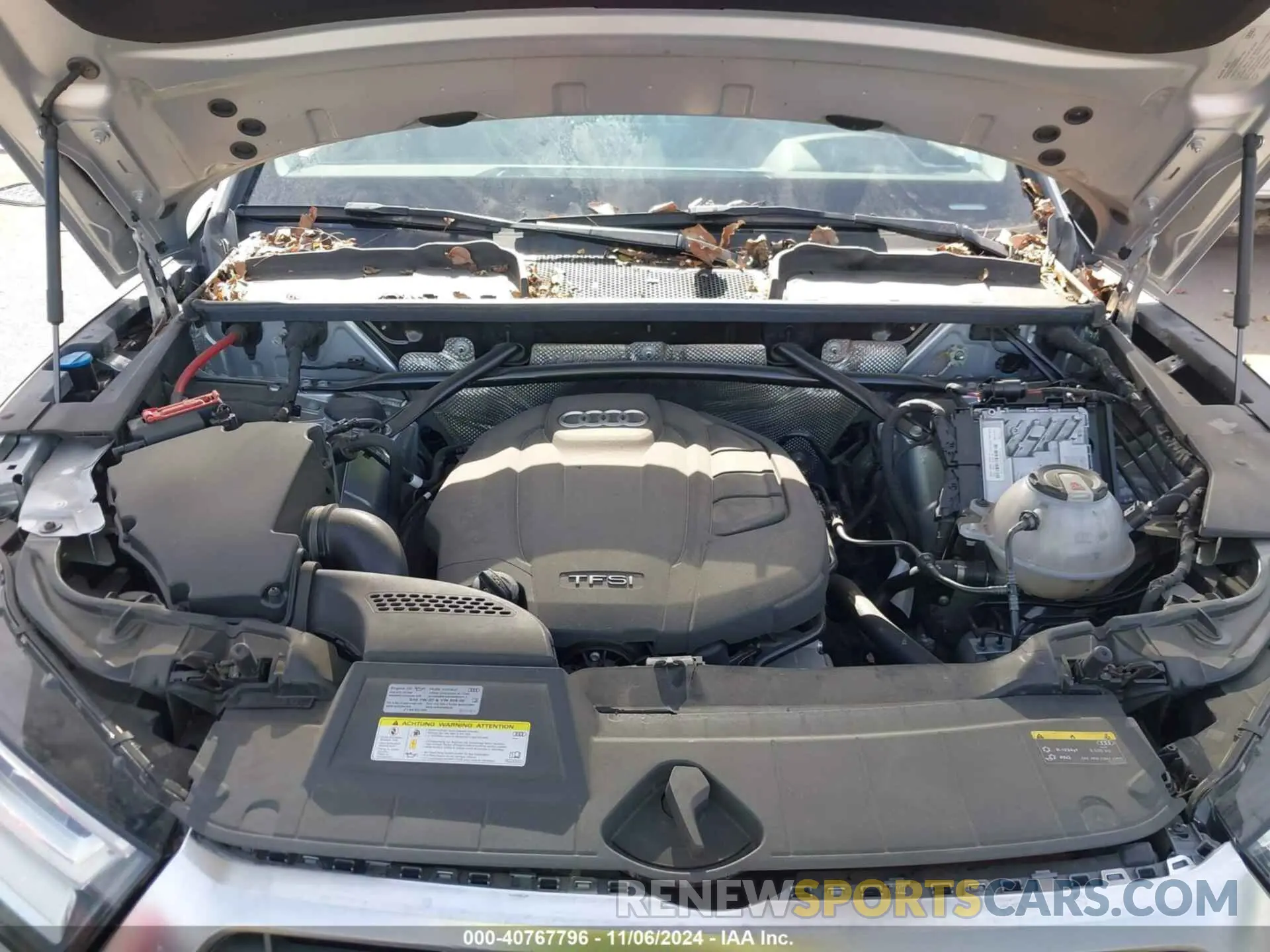 10 fotografías del automóvil dañado WA1BNAFY1K2072694 AUDI Q5 2019