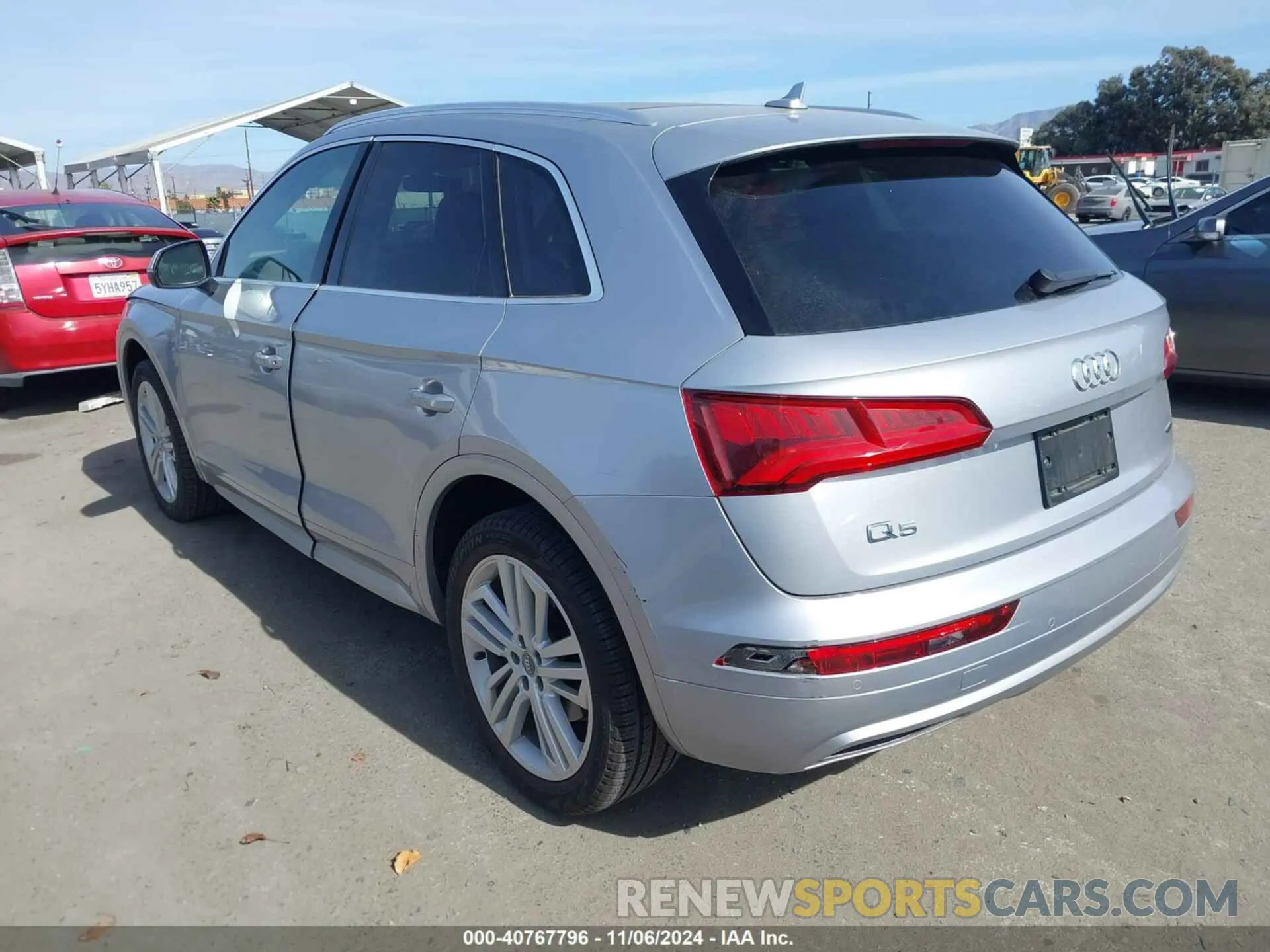 3 fotografías del automóvil dañado WA1BNAFY1K2072694 AUDI Q5 2019