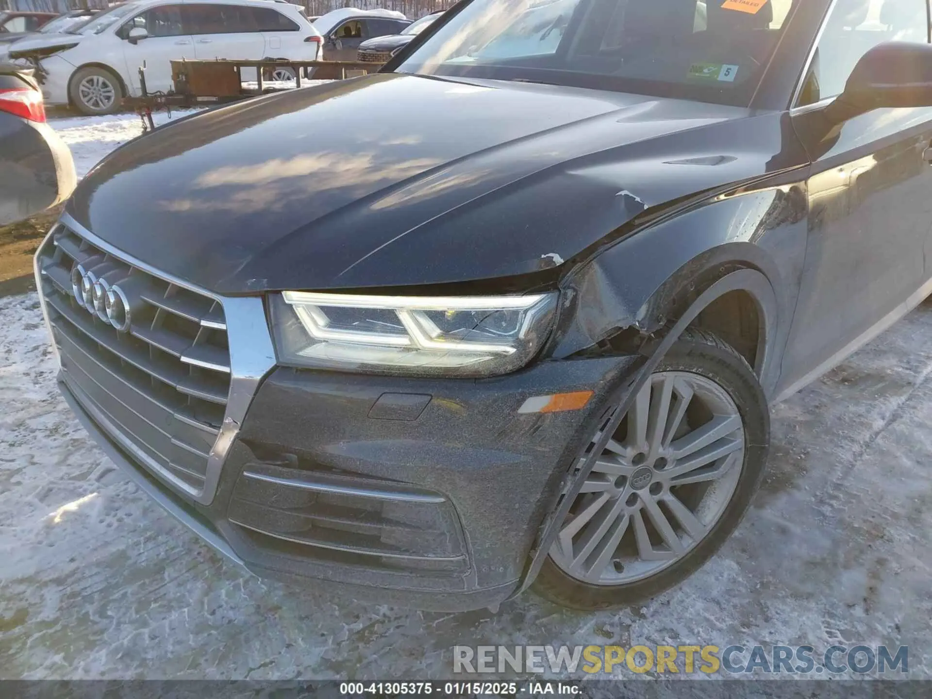 6 fotografías del automóvil dañado WA1BNAFY1K2077510 AUDI Q5 2019