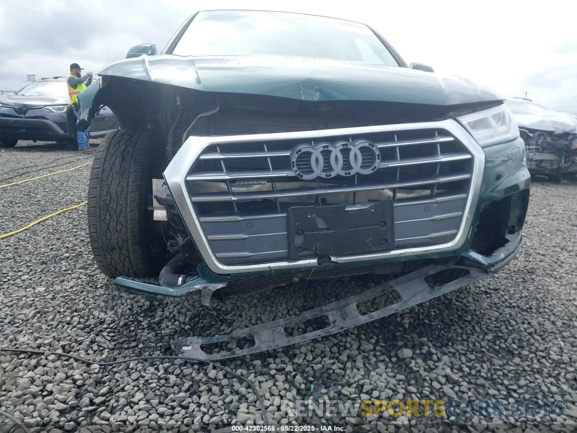 6 fotografías del automóvil dañado WA1BNAFY1K2126527 AUDI Q5 2019