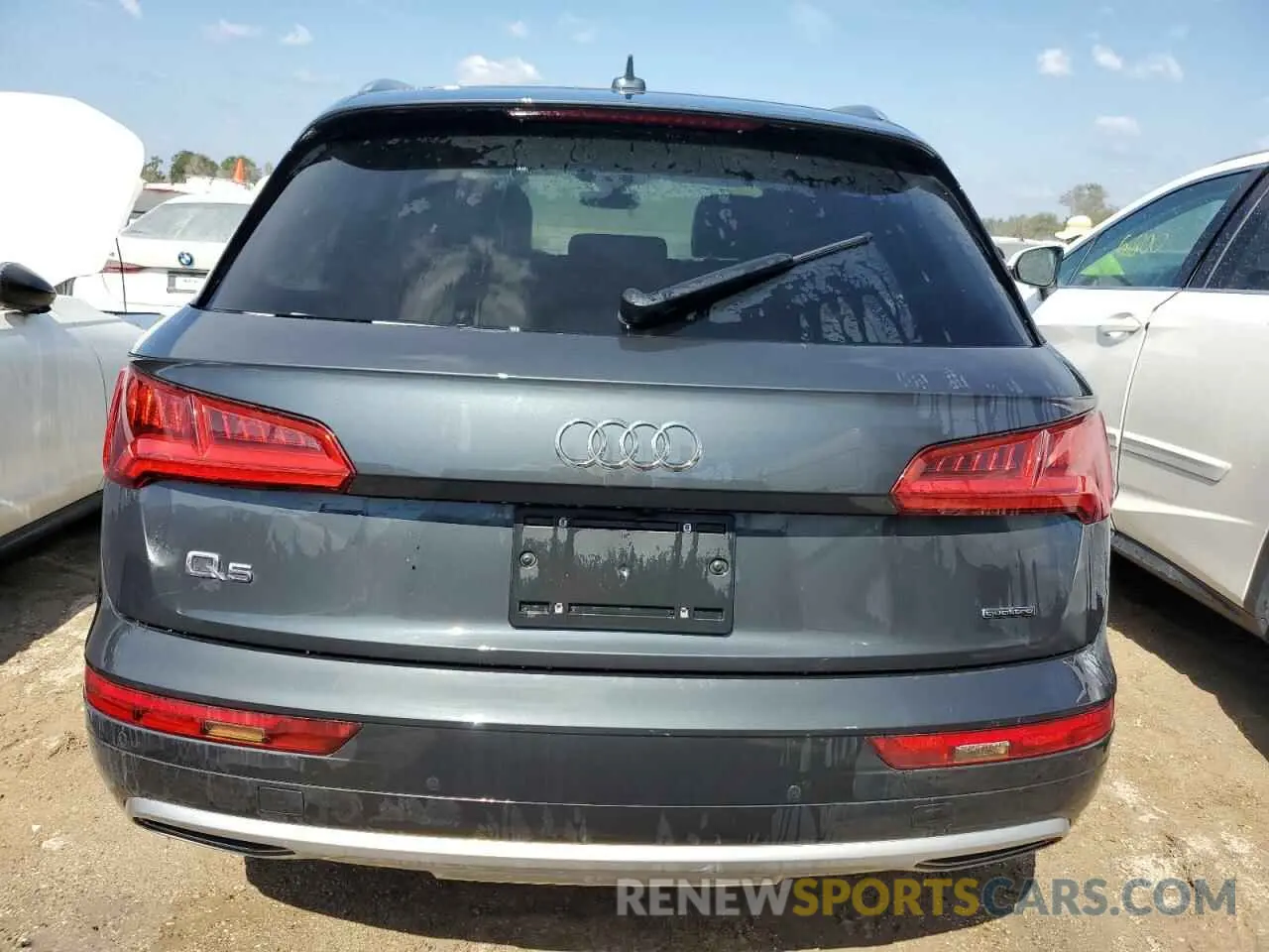 6 fotografías del automóvil dañado WA1BNAFY2K2034455 AUDI Q5 2019