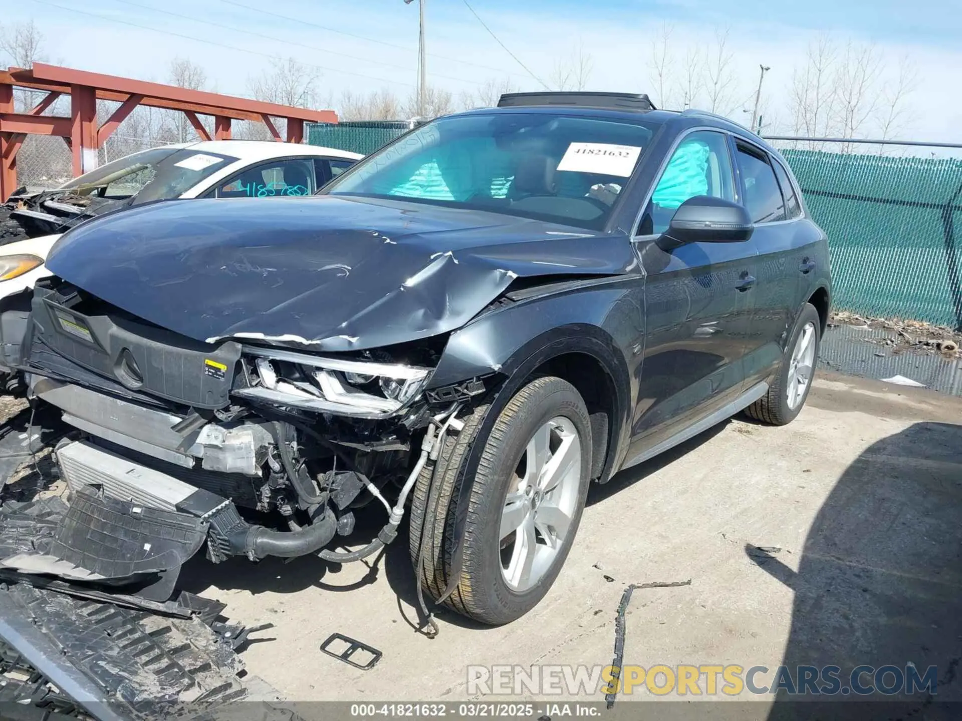 2 fotografías del automóvil dañado WA1BNAFY2K2047934 AUDI Q5 2019