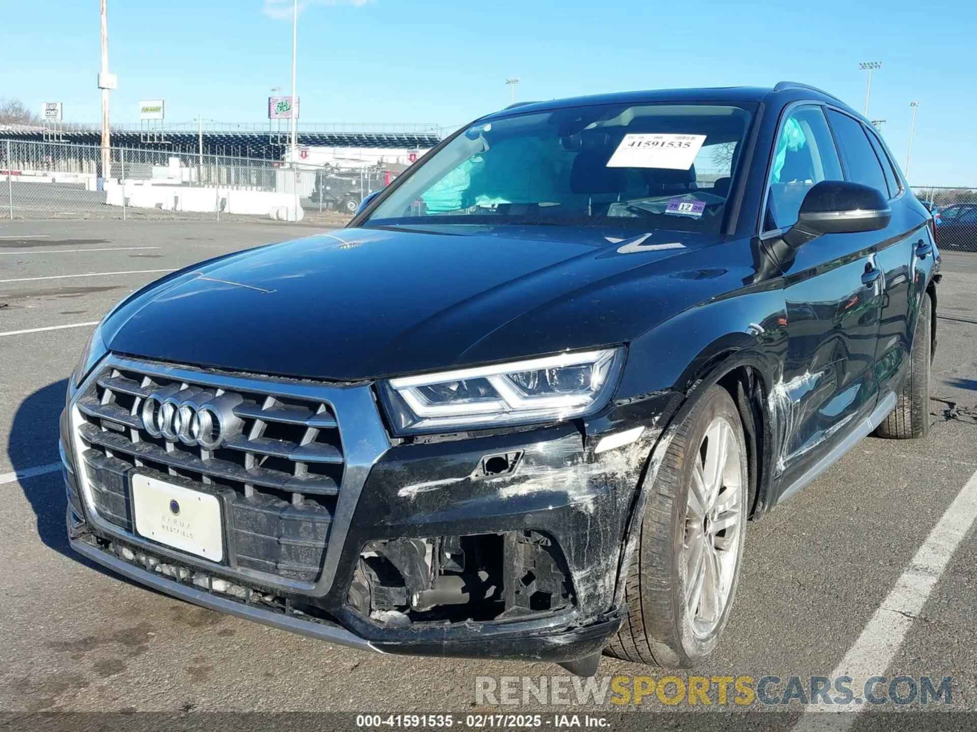 2 fotografías del automóvil dañado WA1BNAFY2K2050168 AUDI Q5 2019