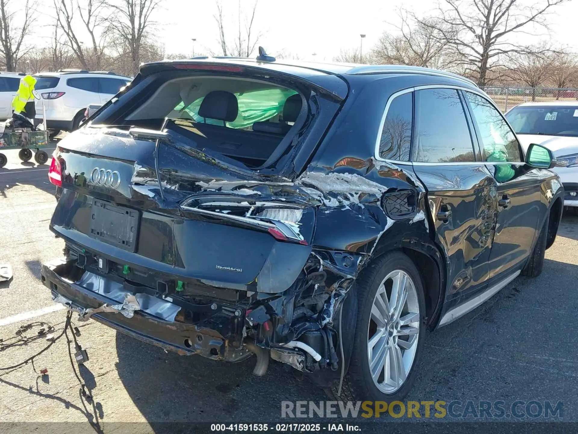 4 fotografías del automóvil dañado WA1BNAFY2K2050168 AUDI Q5 2019