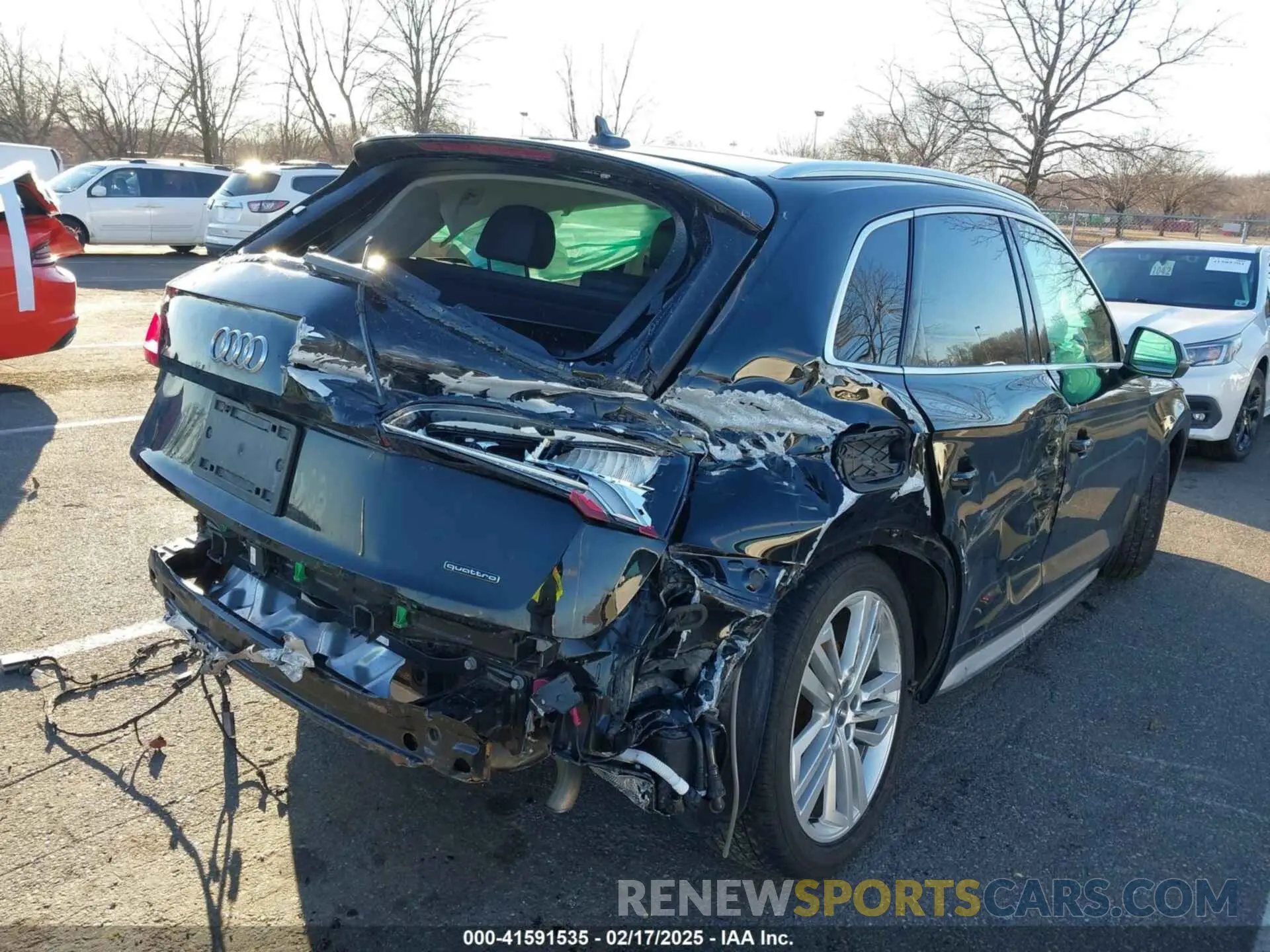 6 fotografías del automóvil dañado WA1BNAFY2K2050168 AUDI Q5 2019