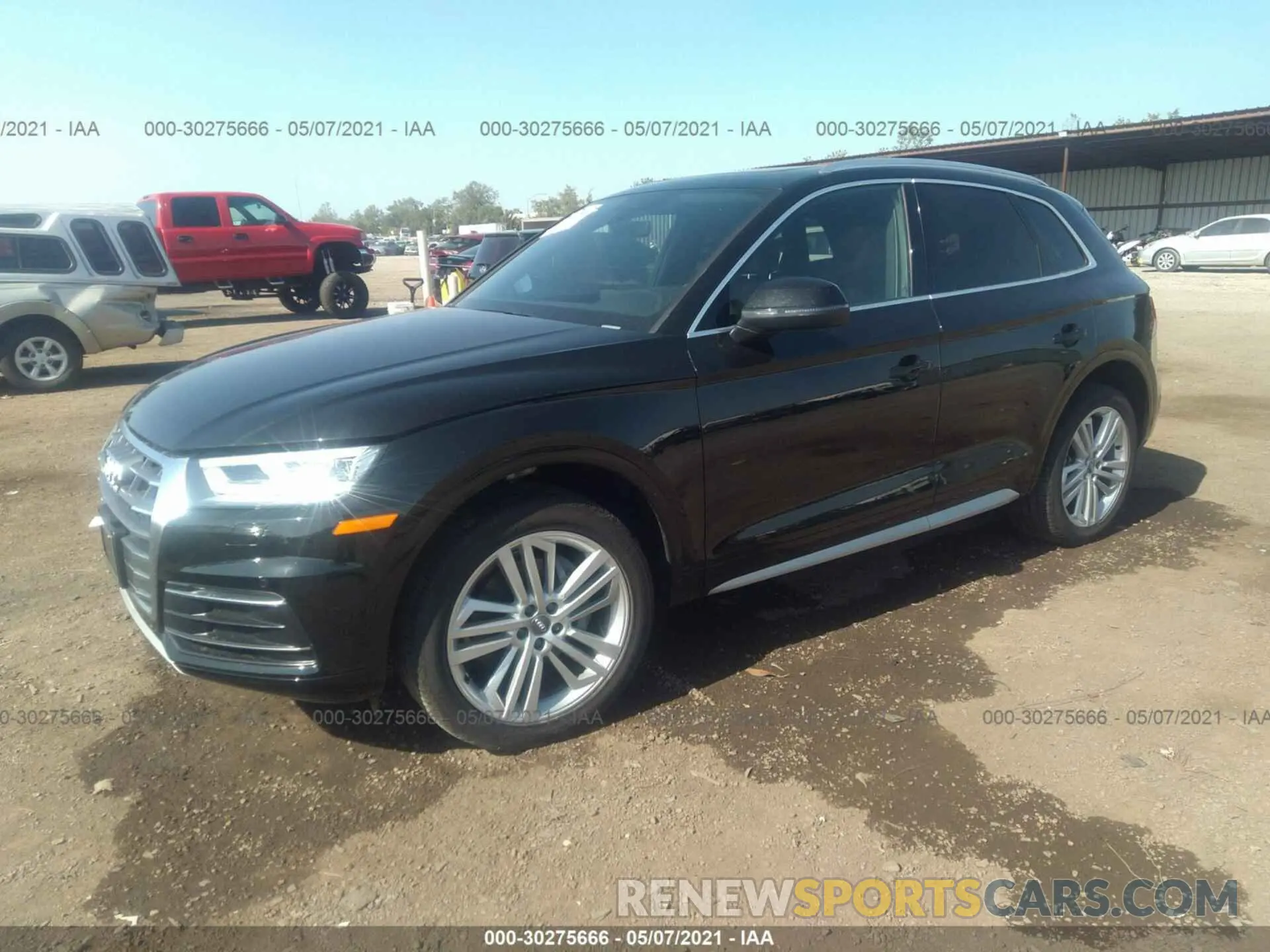 2 fotografías del automóvil dañado WA1BNAFY2K2053281 AUDI Q5 2019