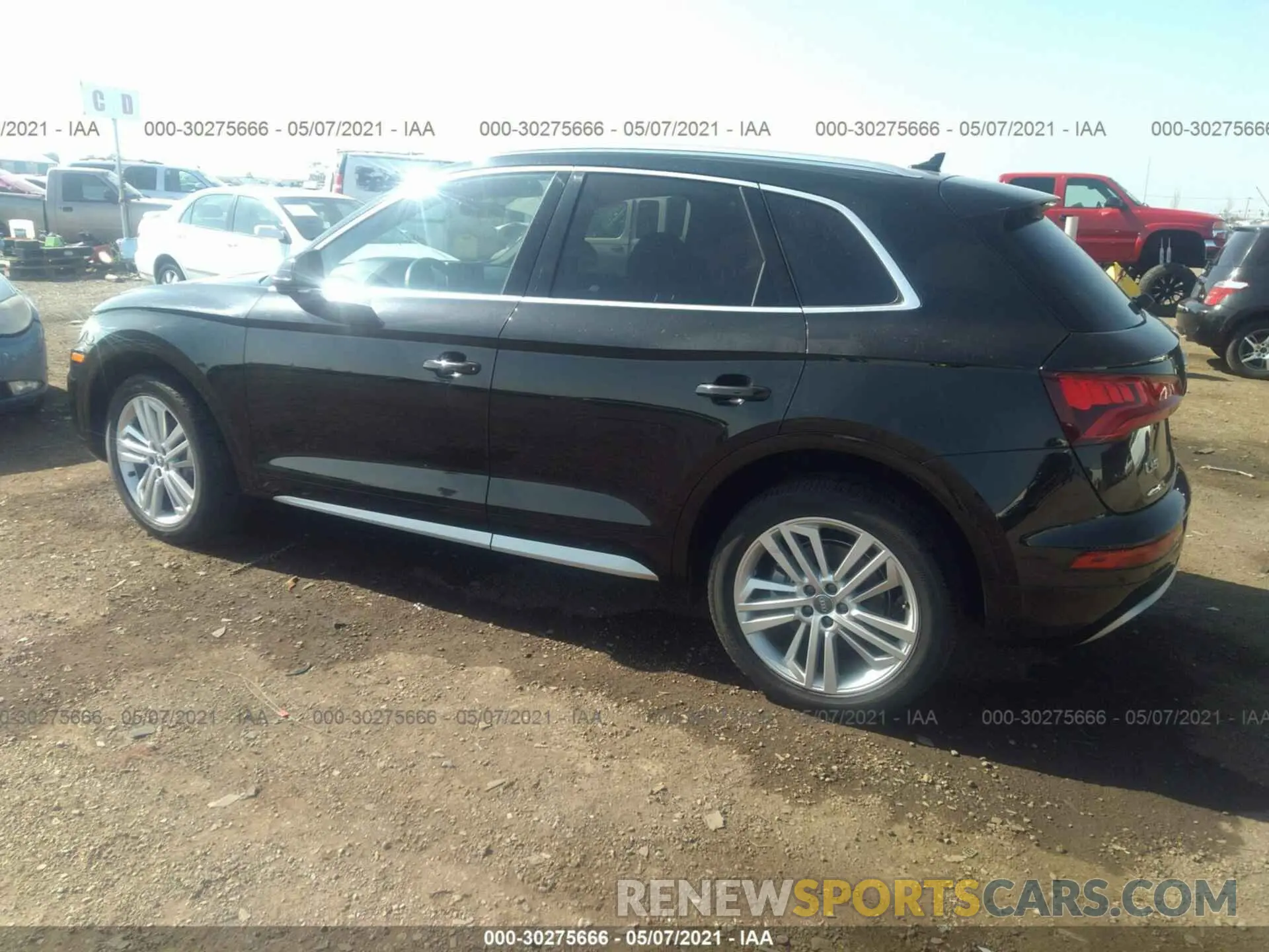 3 fotografías del automóvil dañado WA1BNAFY2K2053281 AUDI Q5 2019