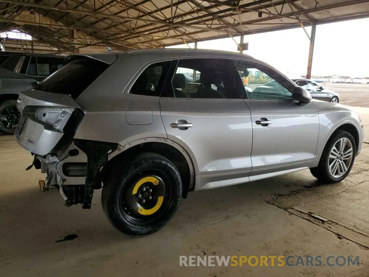 3 fotografías del automóvil dañado WA1BNAFY2K2076284 AUDI Q5 2019