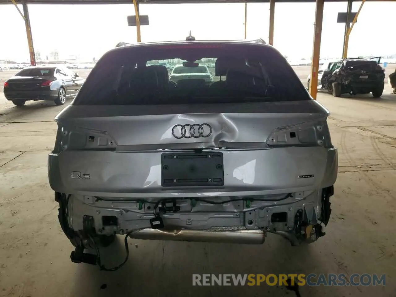 6 fotografías del automóvil dañado WA1BNAFY2K2076284 AUDI Q5 2019