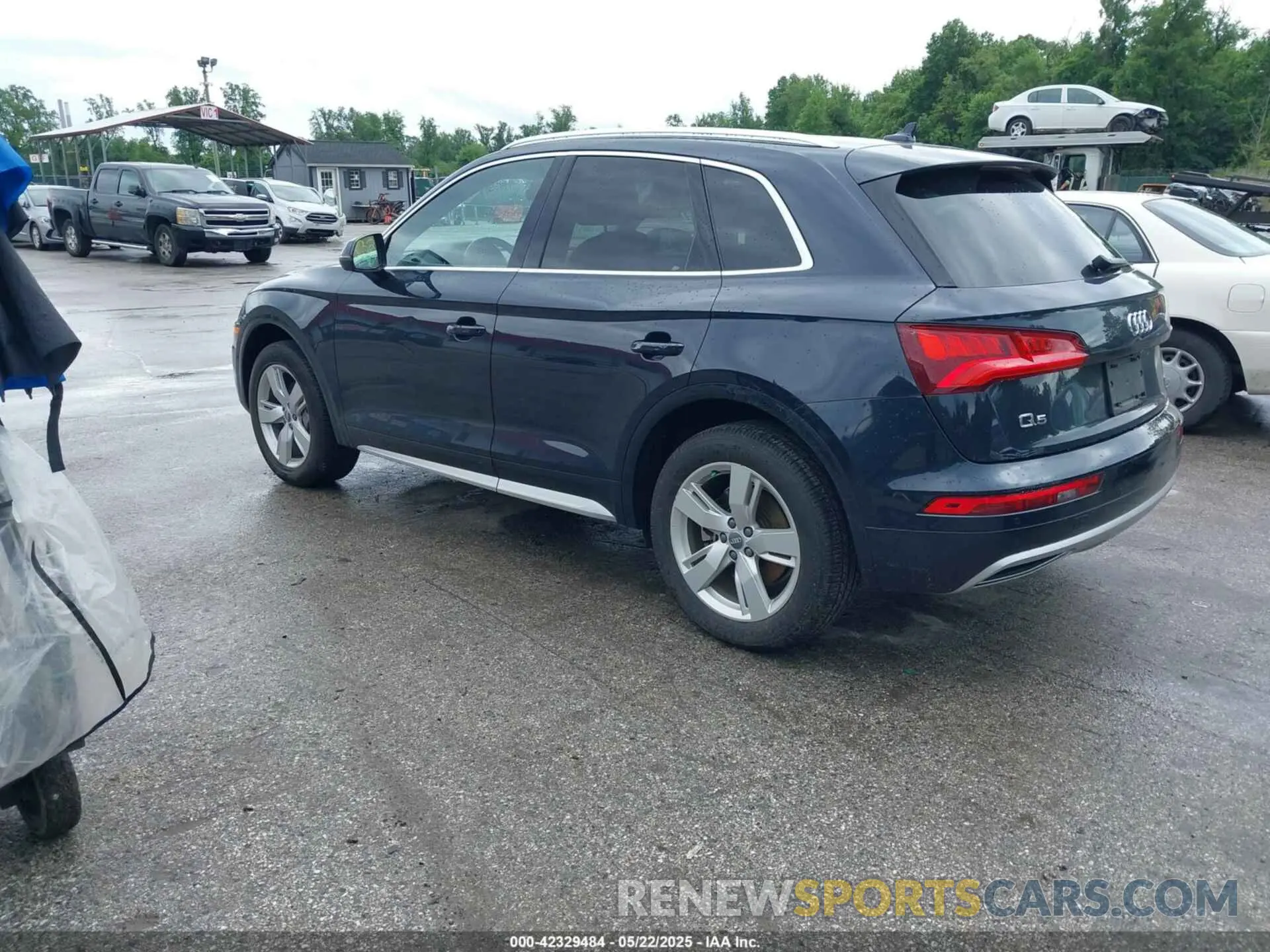 3 fotografías del automóvil dañado WA1BNAFY2K2080576 AUDI Q5 2019