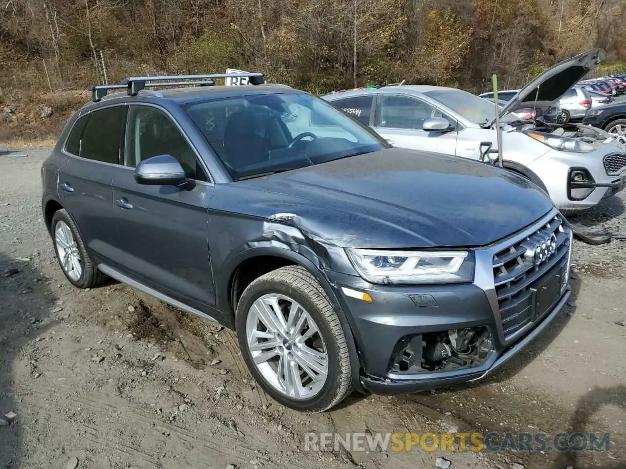 4 fotografías del automóvil dañado WA1BNAFY2K2118355 AUDI Q5 2019