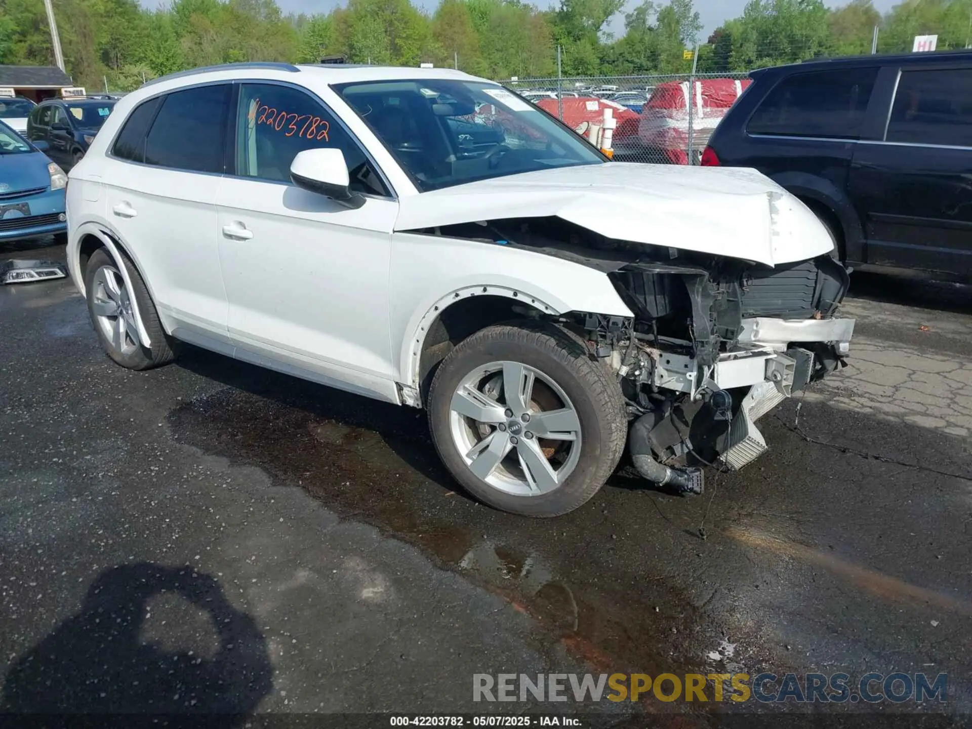 1 fotografías del automóvil dañado WA1BNAFY2K2128903 AUDI Q5 2019