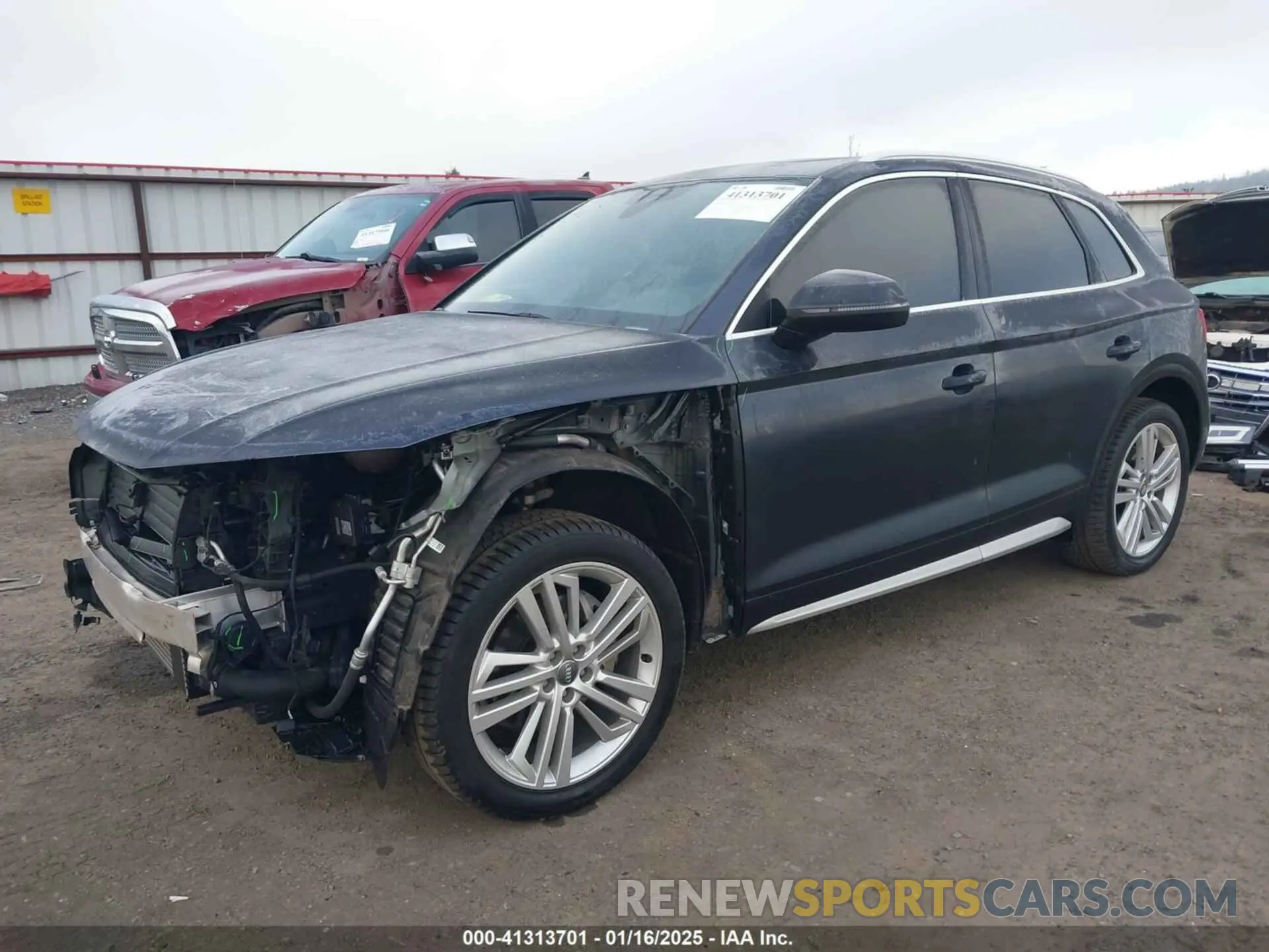 2 fotografías del automóvil dañado WA1BNAFY3K2051278 AUDI Q5 2019