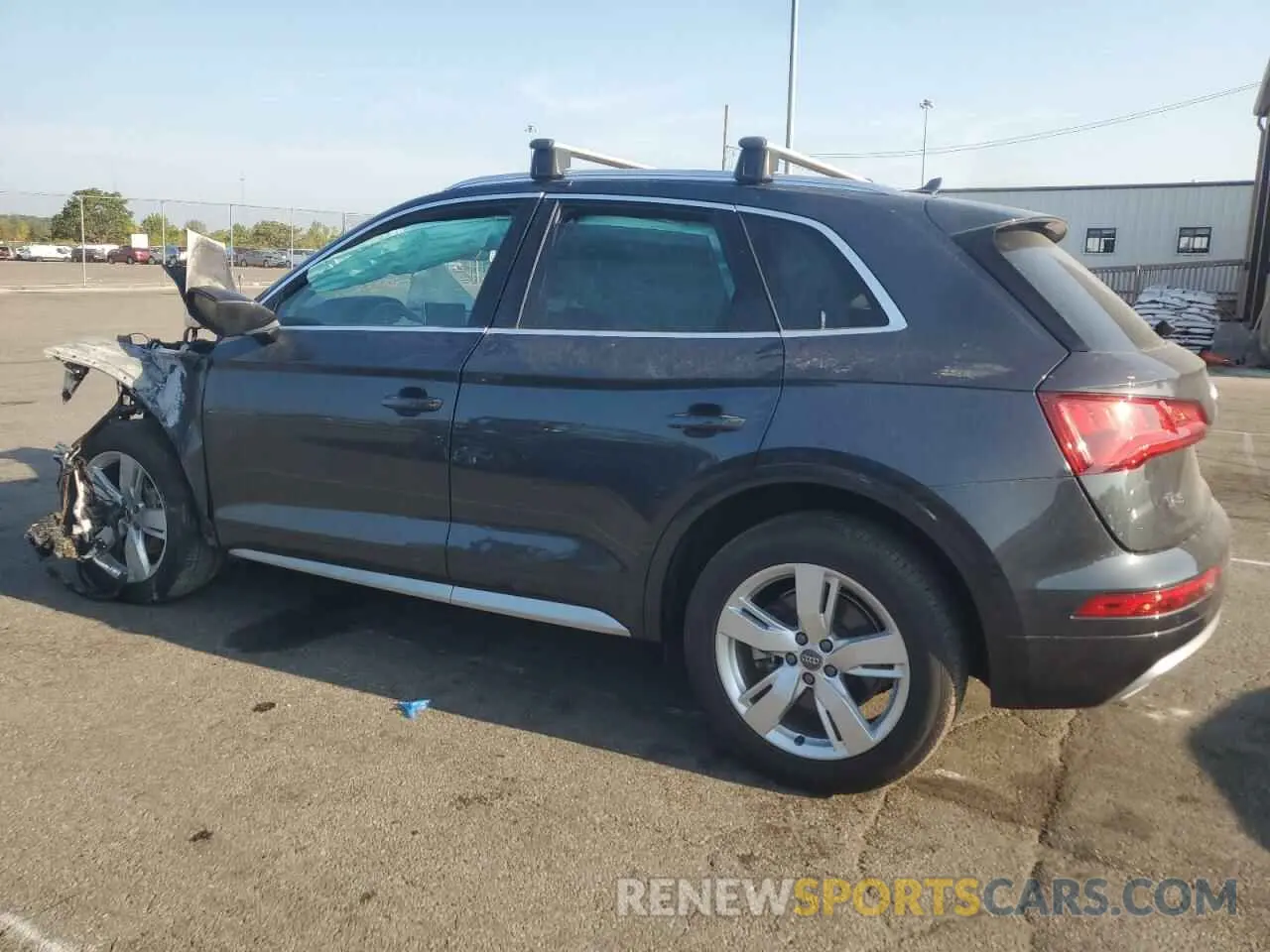 2 fotografías del automóvil dañado WA1BNAFY3K2086760 AUDI Q5 2019