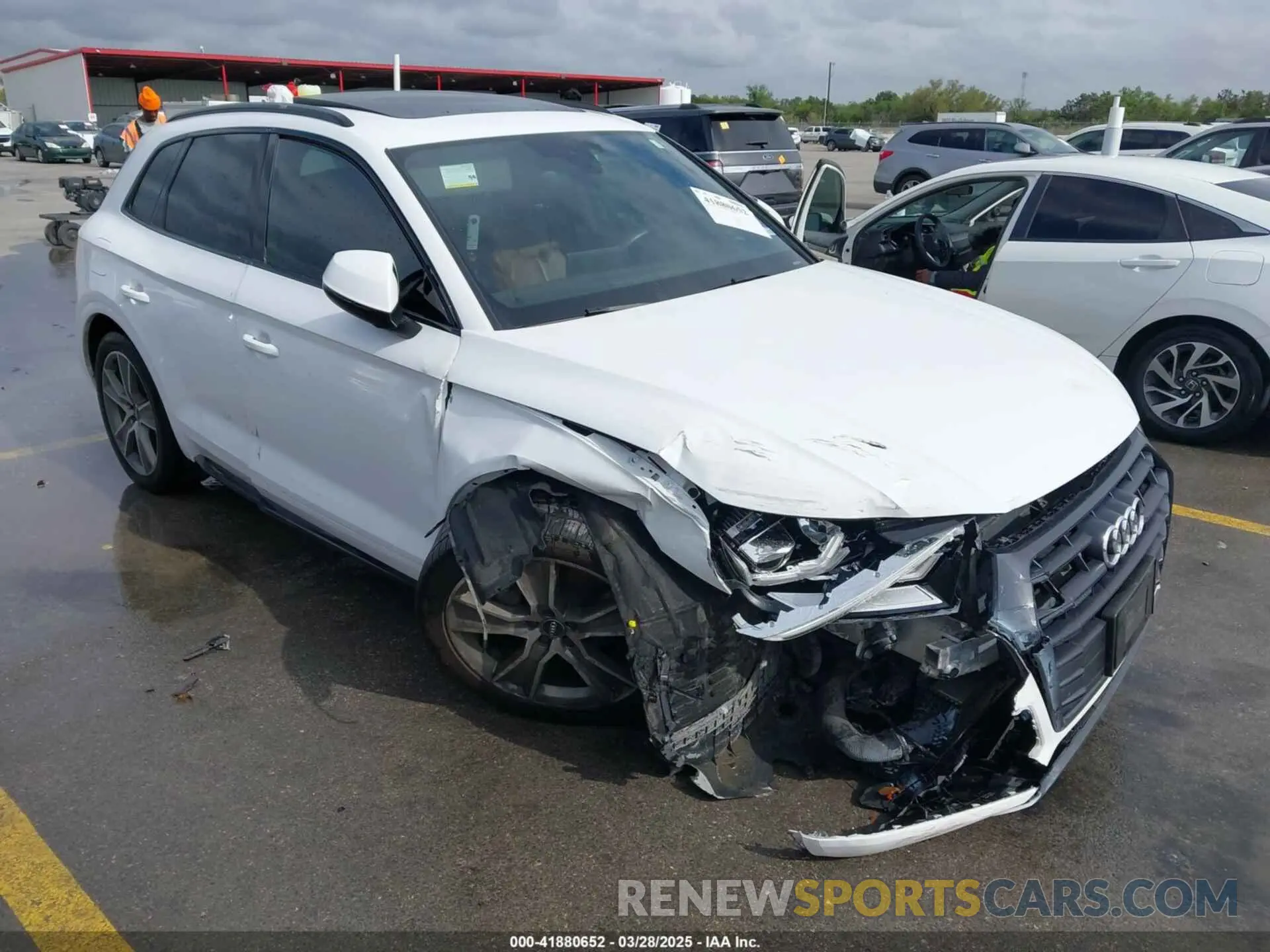 1 fotografías del automóvil dañado WA1BNAFY3K2113987 AUDI Q5 2019