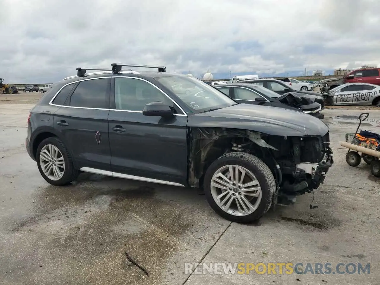 4 fotografías del automóvil dañado WA1BNAFY4K2043772 AUDI Q5 2019