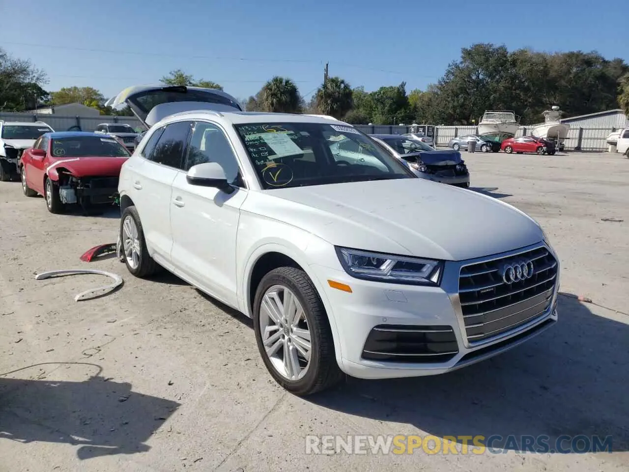 1 fotografías del automóvil dañado WA1BNAFY5K2047989 AUDI Q5 2019