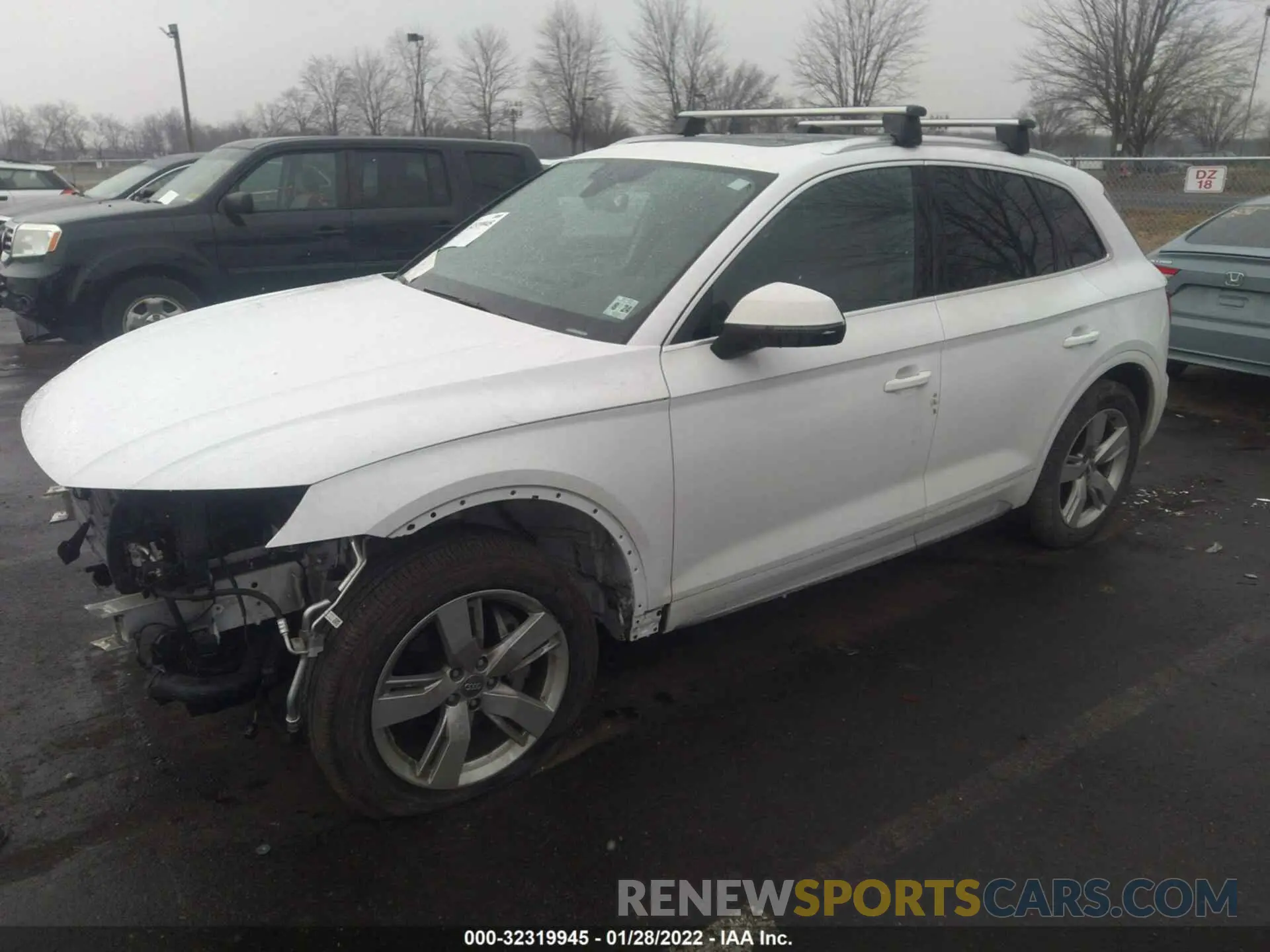2 fotografías del automóvil dañado WA1BNAFY5K2073461 AUDI Q5 2019
